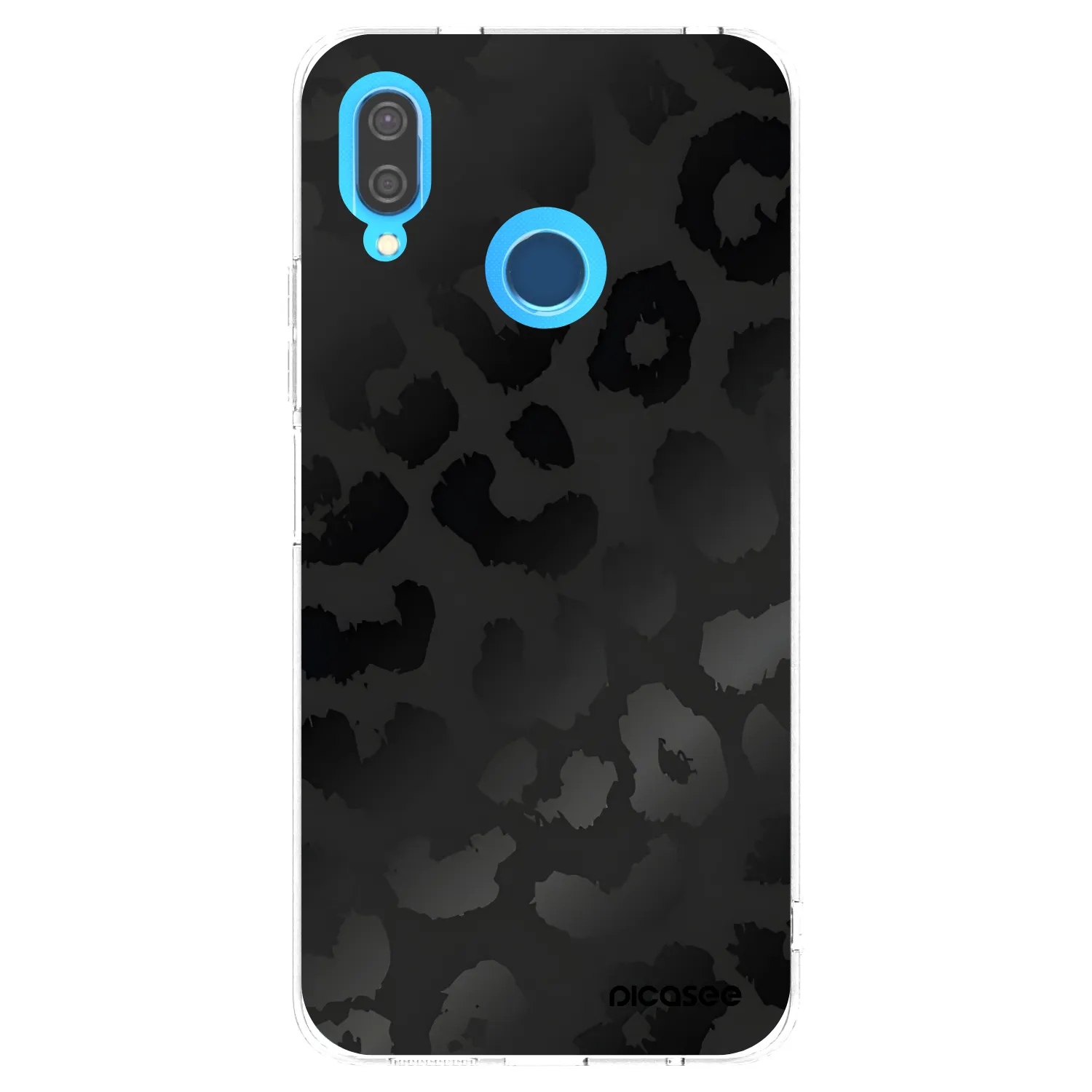 Picasee διαφανής θήκη σιλικόνης Huawei P20 Lite - Midnight Leopard