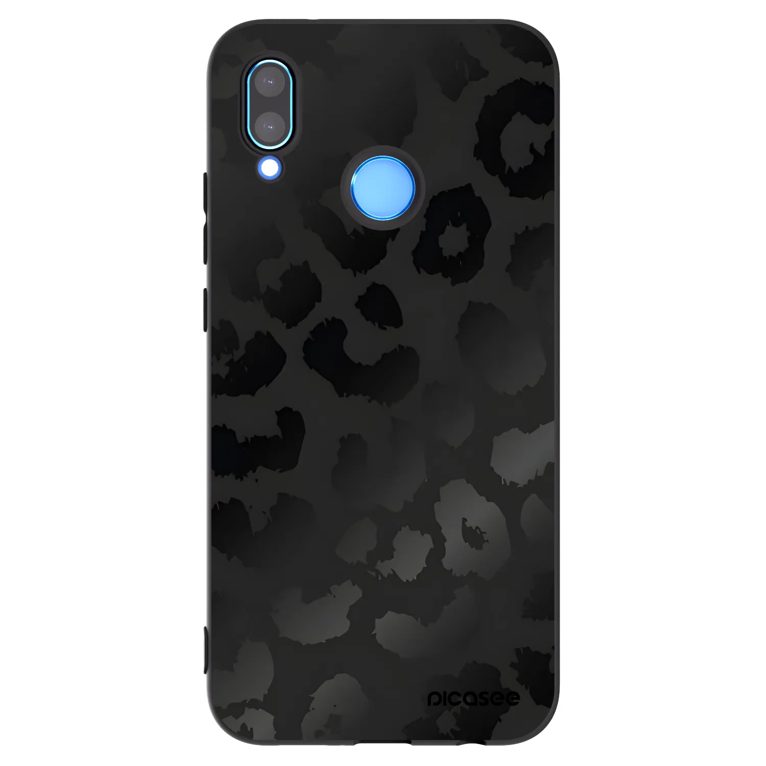 Picasee Μαύρη θήκη σιλικόνης για Huawei P20 Lite - Midnight Leopard