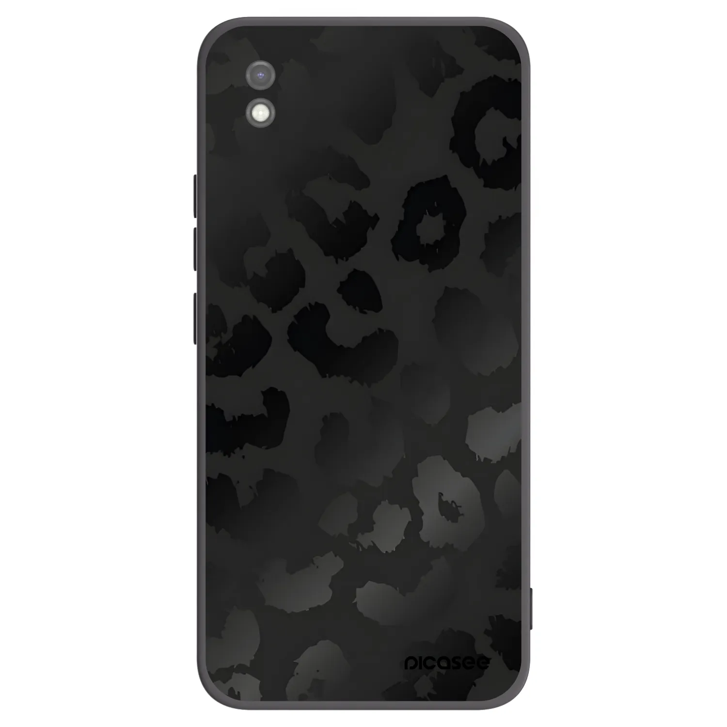 Picasee Μαύρη θήκη σιλικόνης για Xiaomi Redmi 9AT - Midnight Leopard