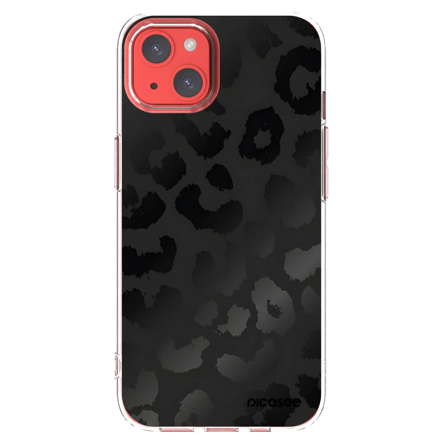 Picasee διαφανής θήκη σιλικόνης Apple iPhone 13 - Midnight Leopard
