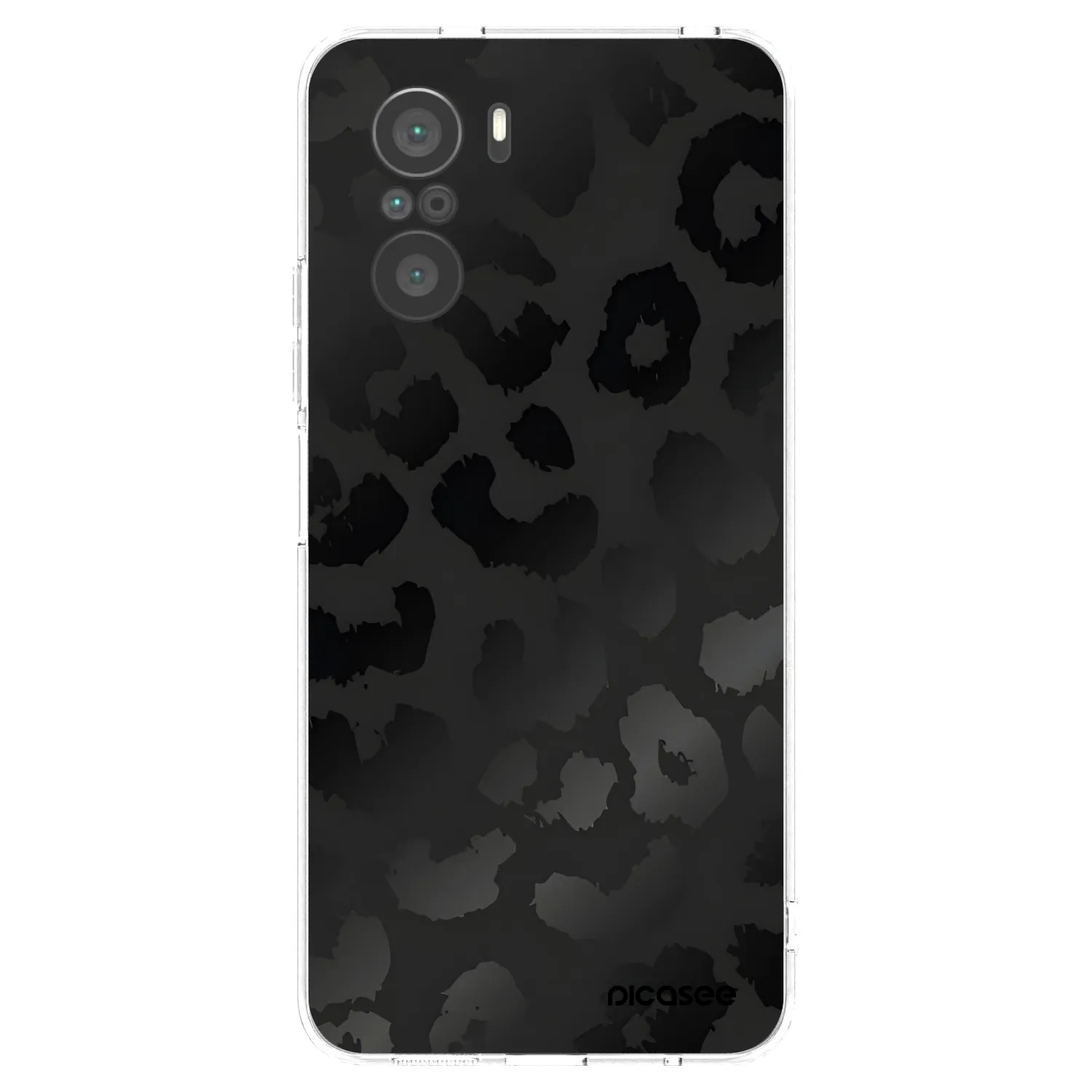 Picasee διαφανής θήκη σιλικόνης Xiaomi Poco F3 - Midnight Leopard