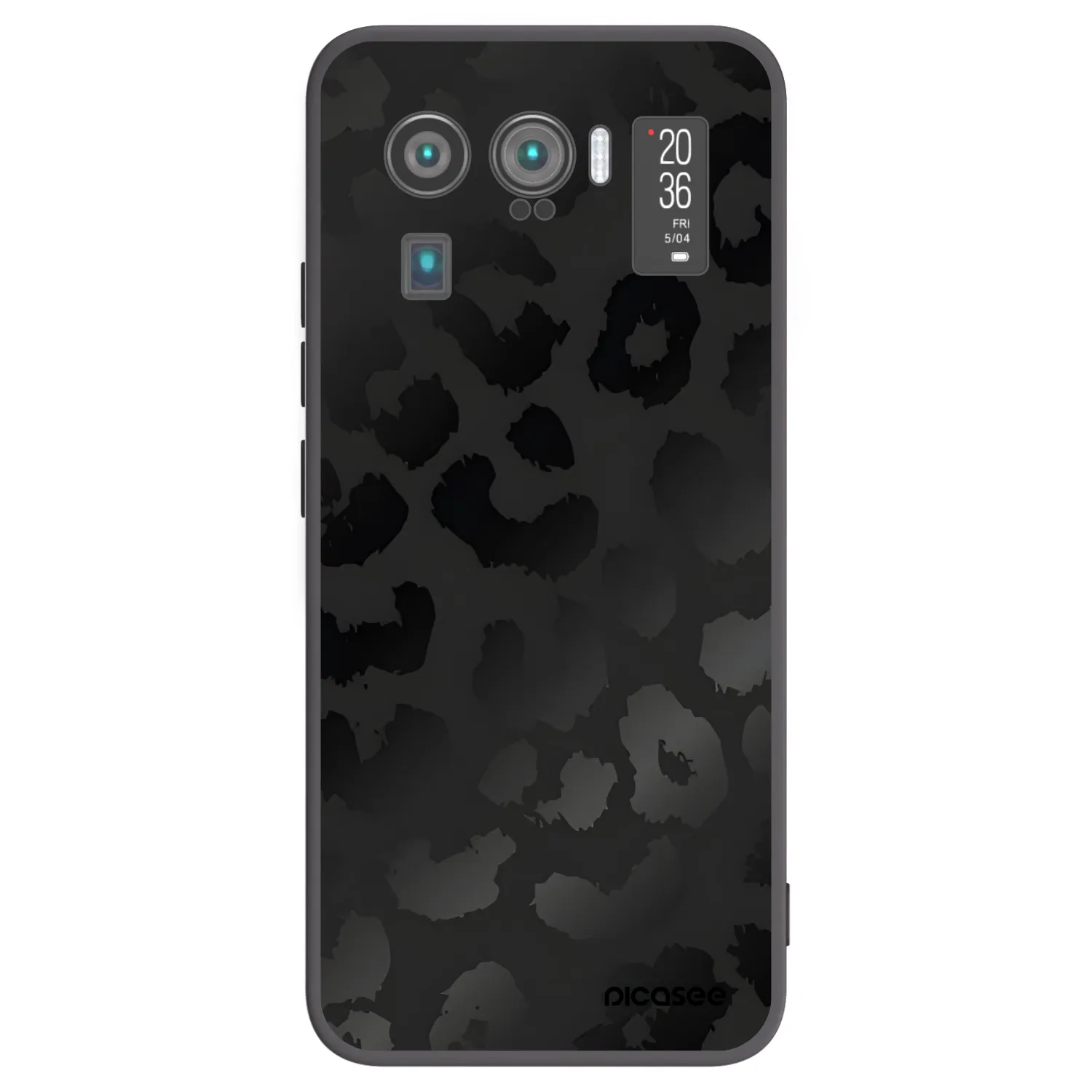 Picasee Μαύρη θήκη σιλικόνης για Xiaomi Mi 11 Ultra - Midnight Leopard