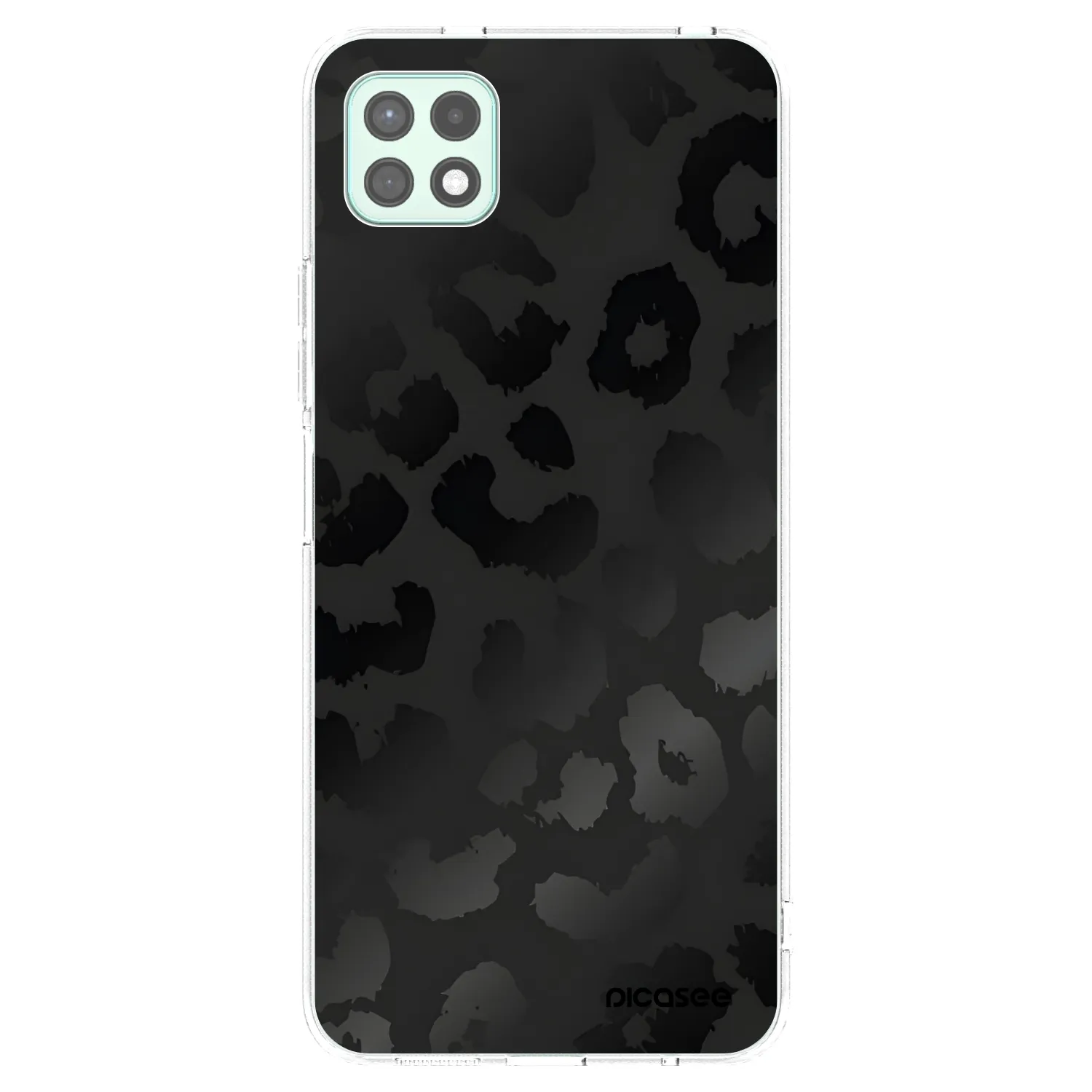 Picasee διαφανής θήκη σιλικόνης Samsung Galaxy A22 A226B 5G - Midnight Leopard