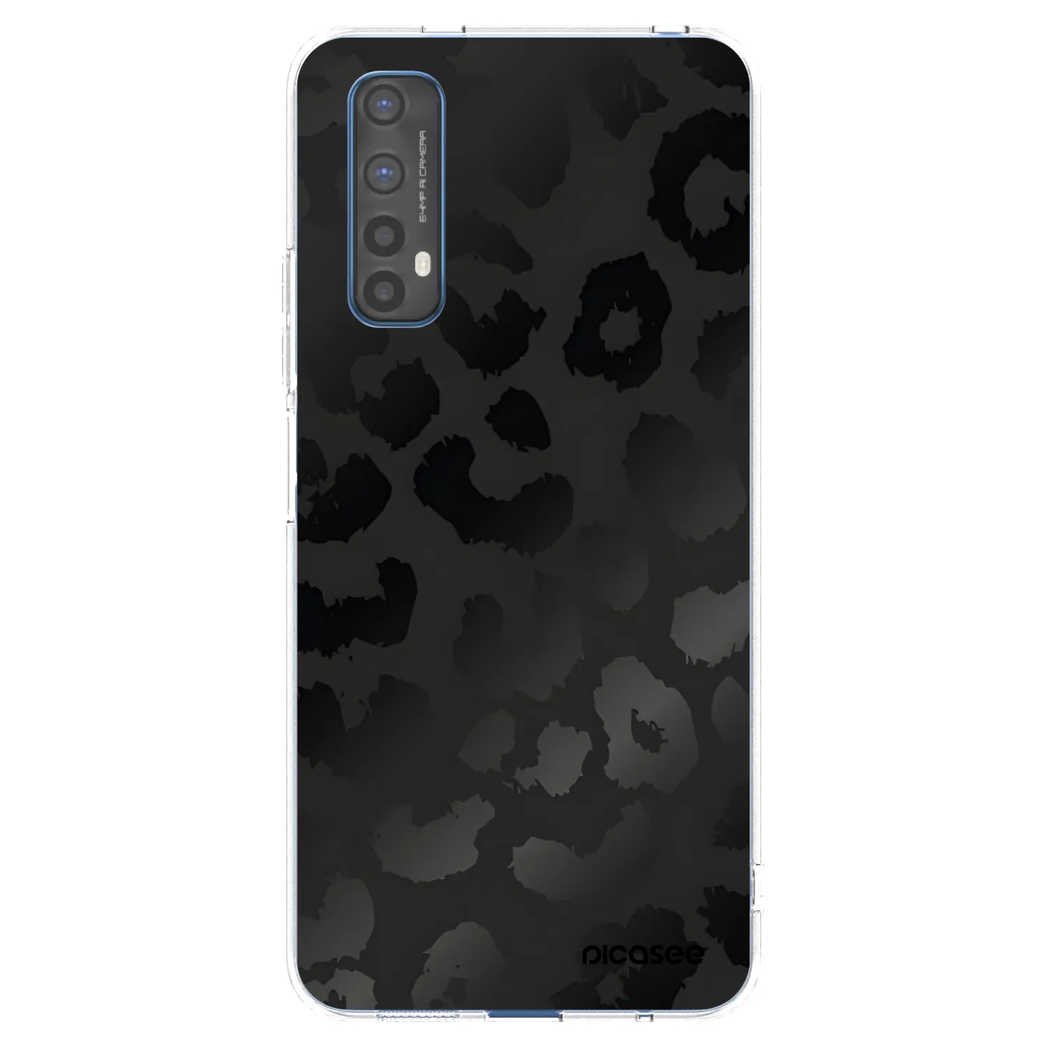 Picasee διαφανής θήκη σιλικόνης Realme 7 - Midnight Leopard
