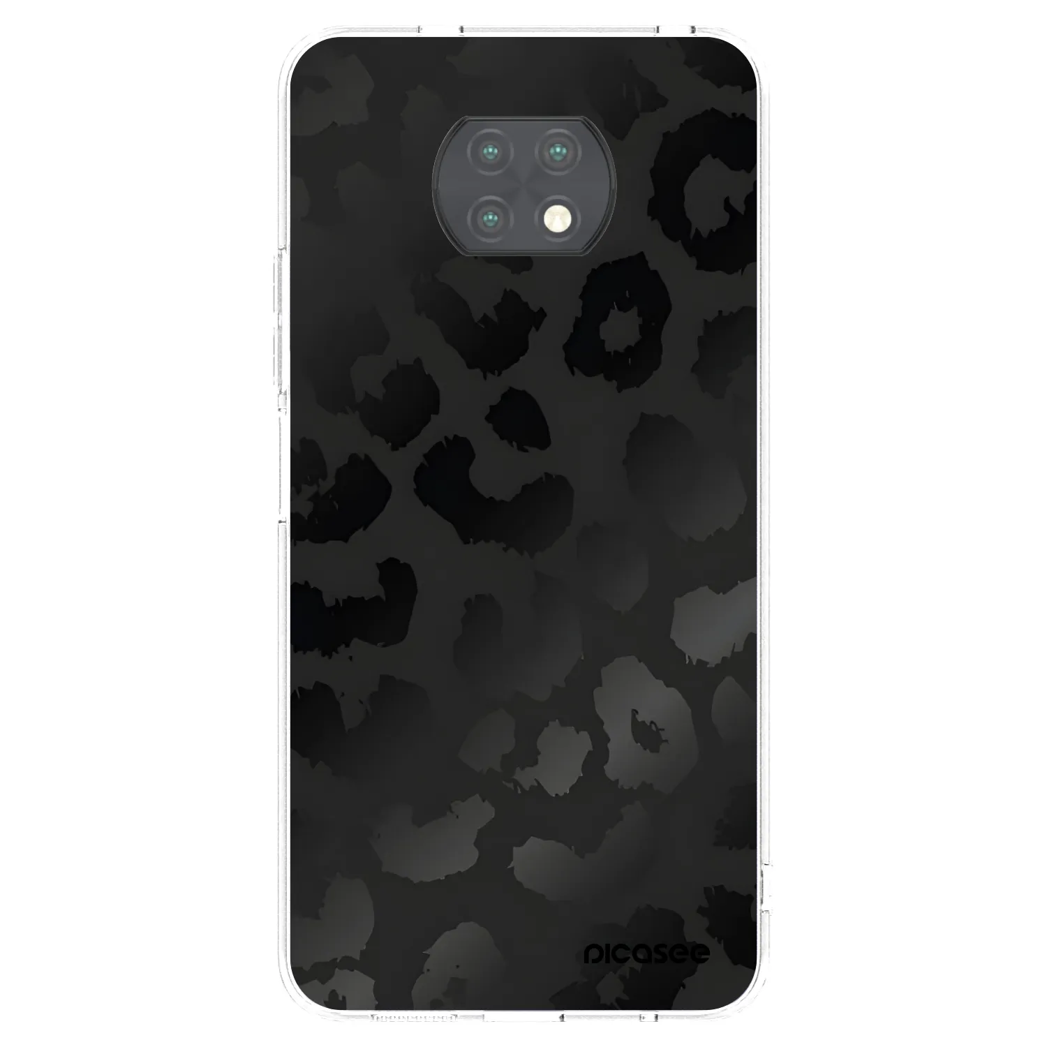 Picasee διαφανής θήκη σιλικόνης Xiaomi Redmi Note 9T - Midnight Leopard