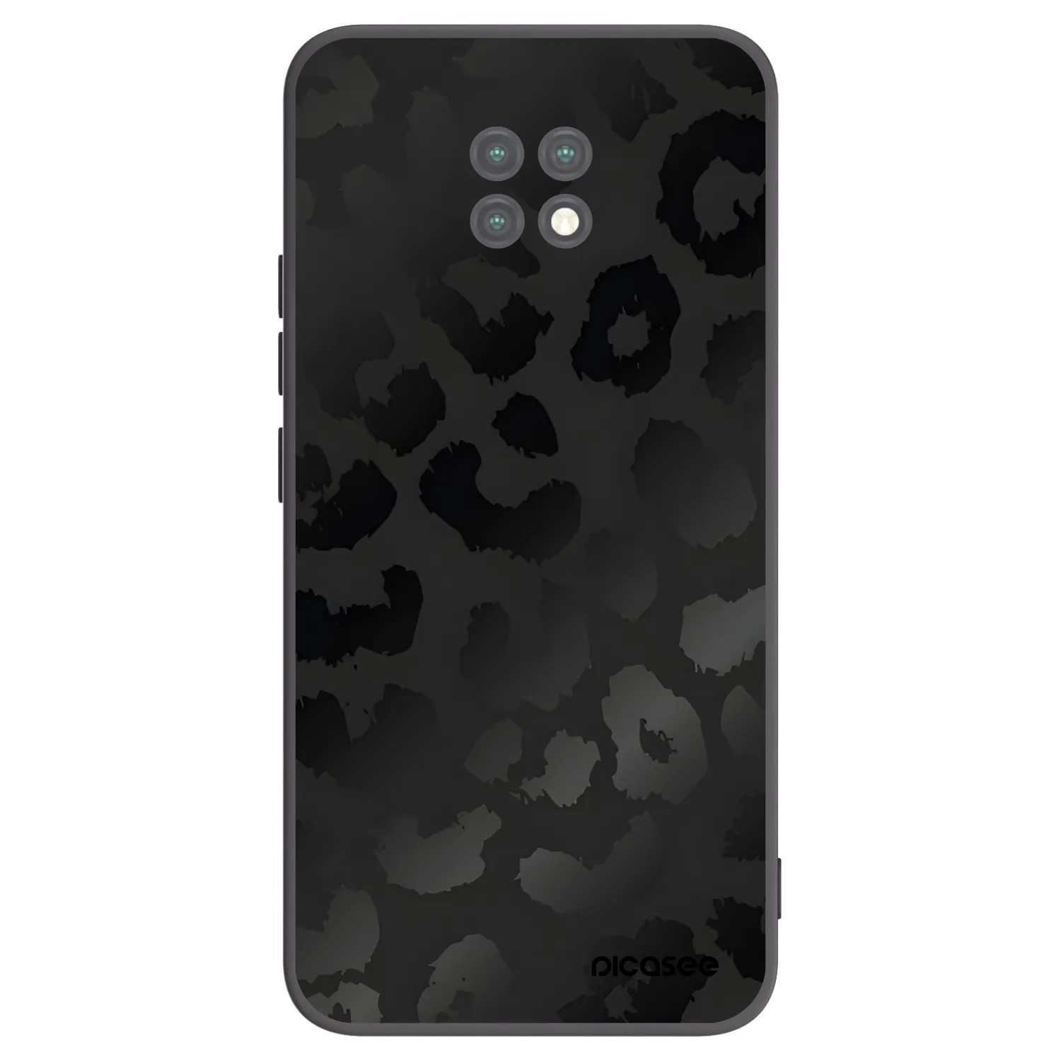Picasee Μαύρη θήκη σιλικόνης για Xiaomi Redmi Note 9T - Midnight Leopard