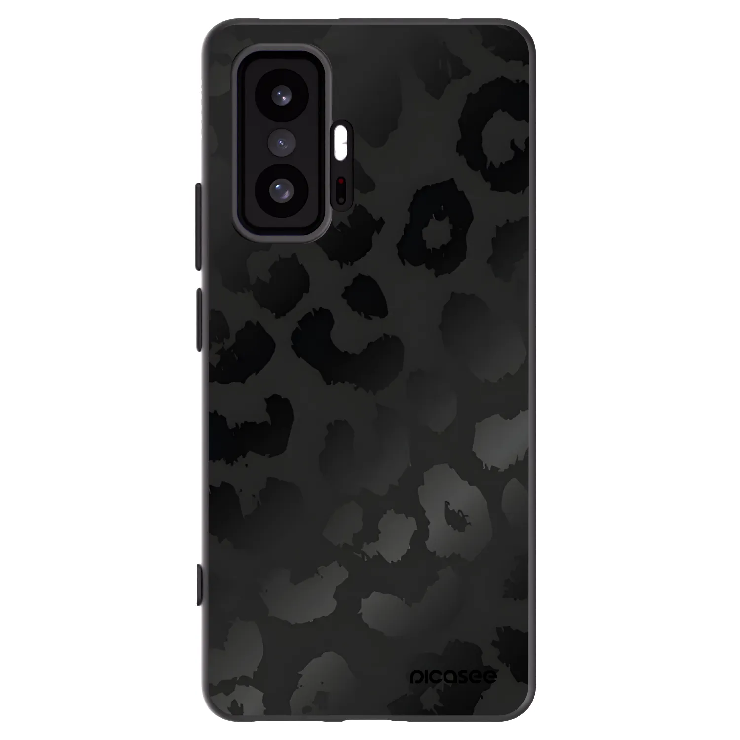 Picasee Μαύρη θήκη σιλικόνης για Xiaomi 11T Pro - Midnight Leopard