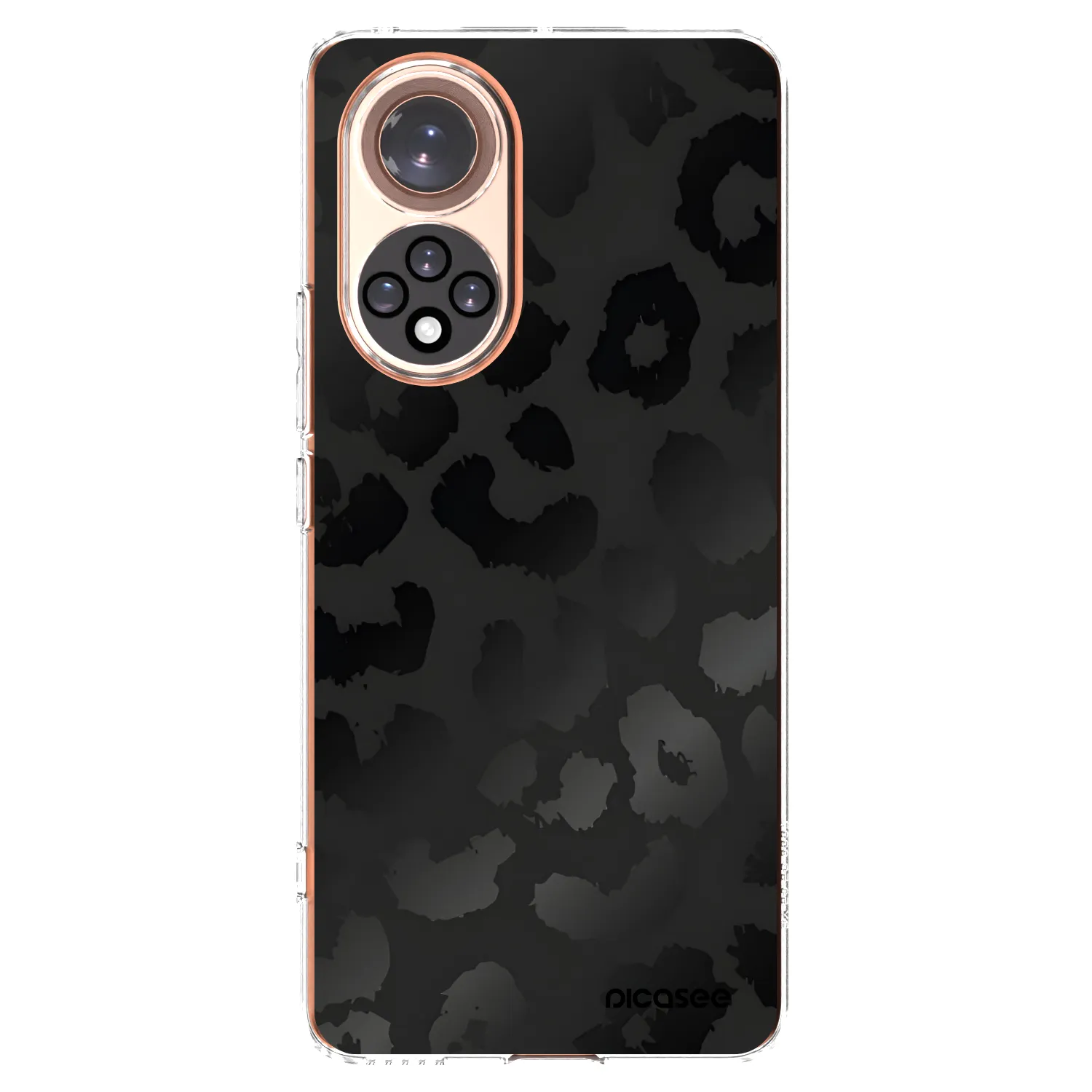 Picasee διαφανής θήκη σιλικόνης Huawei Nova 9 - Midnight Leopard