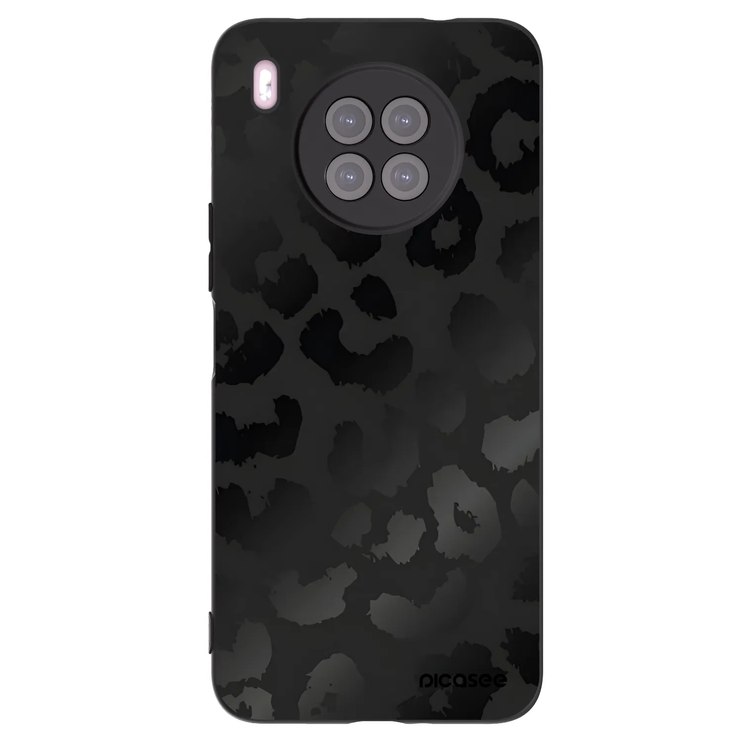 Picasee Μαύρη θήκη σιλικόνης για Huawei Nova 8i - Midnight Leopard