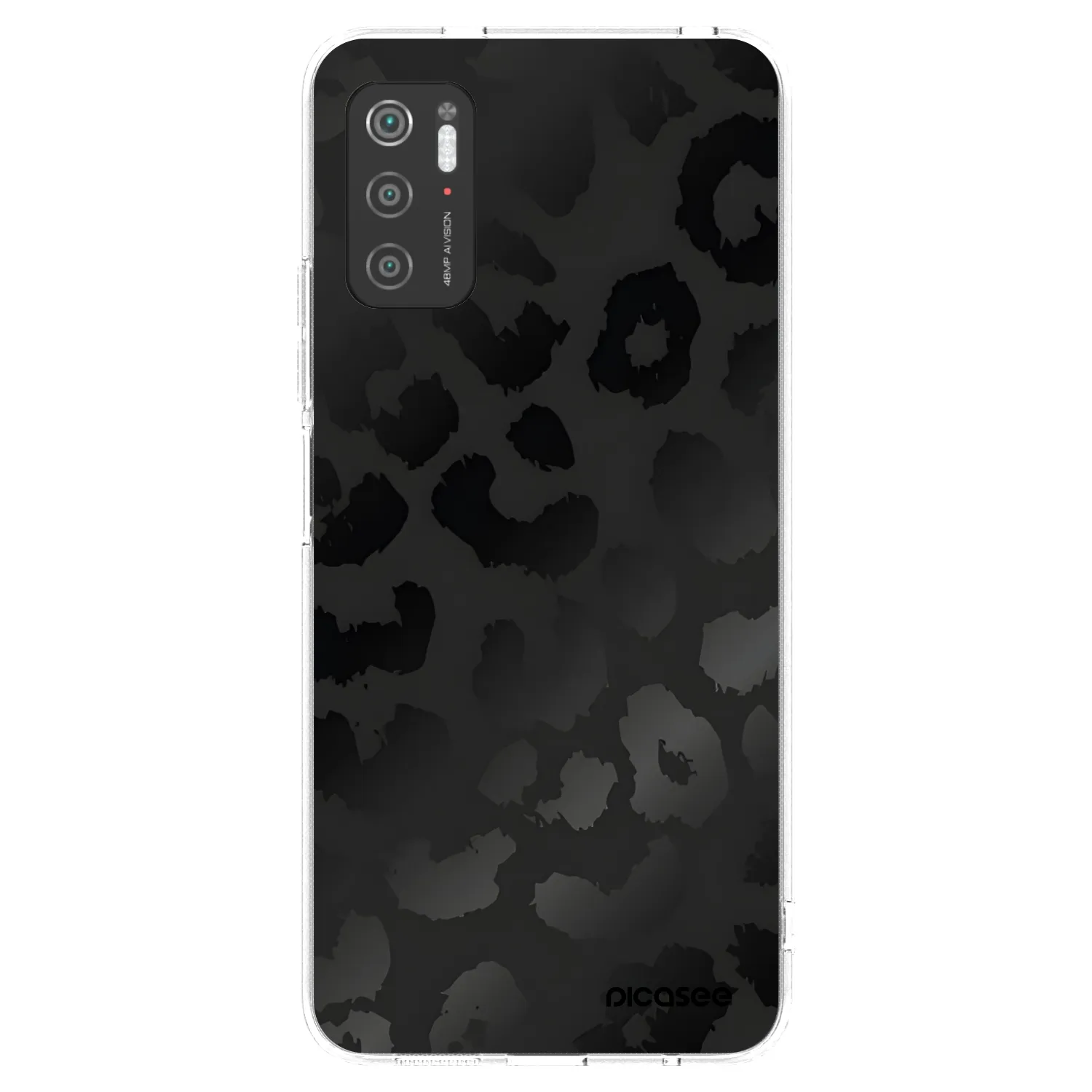 Picasee διαφανής θήκη σιλικόνης Xiaomi Poco M3 Pro 5G - Midnight Leopard