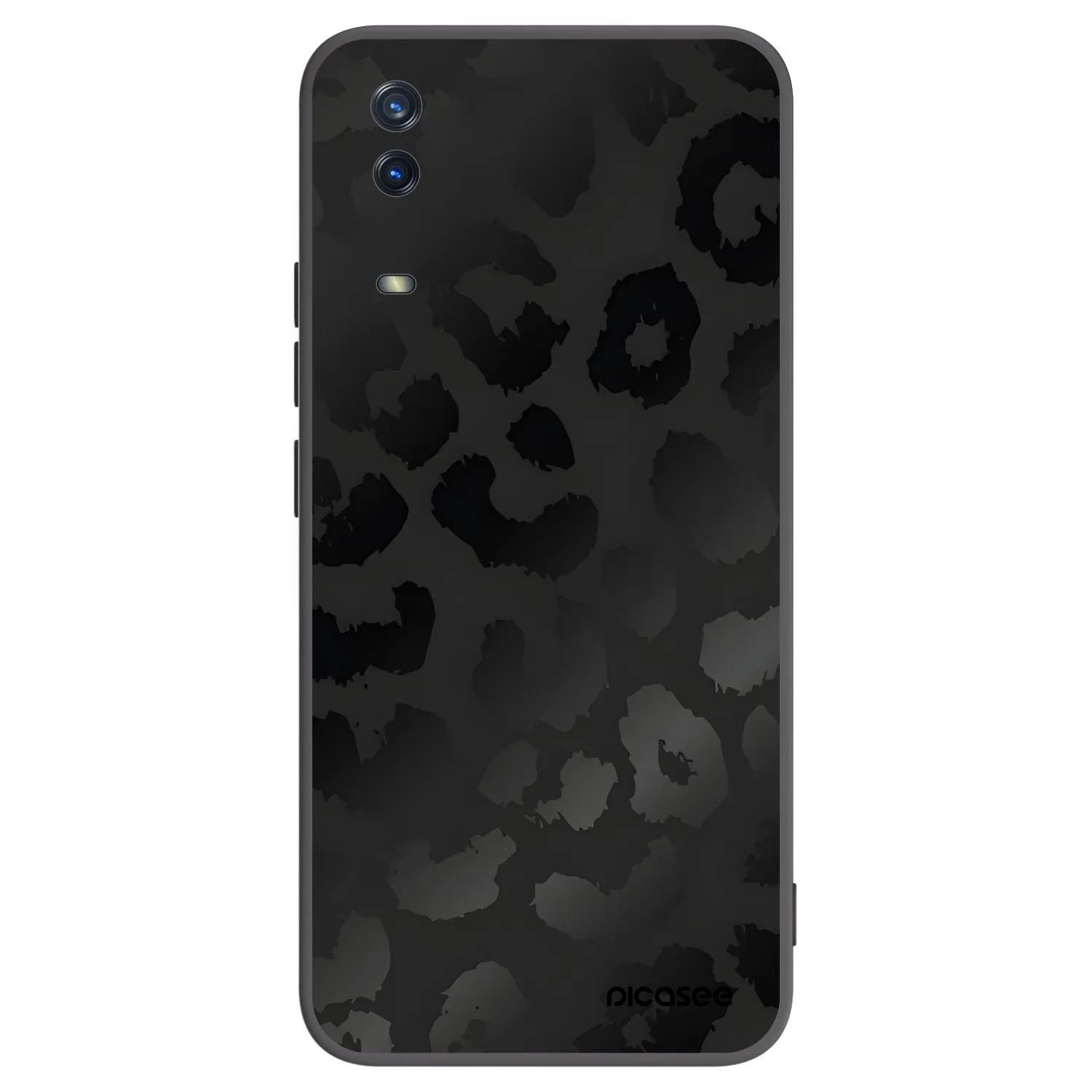 Picasee Μαύρη θήκη σιλικόνης για Vivo Y11s - Midnight Leopard