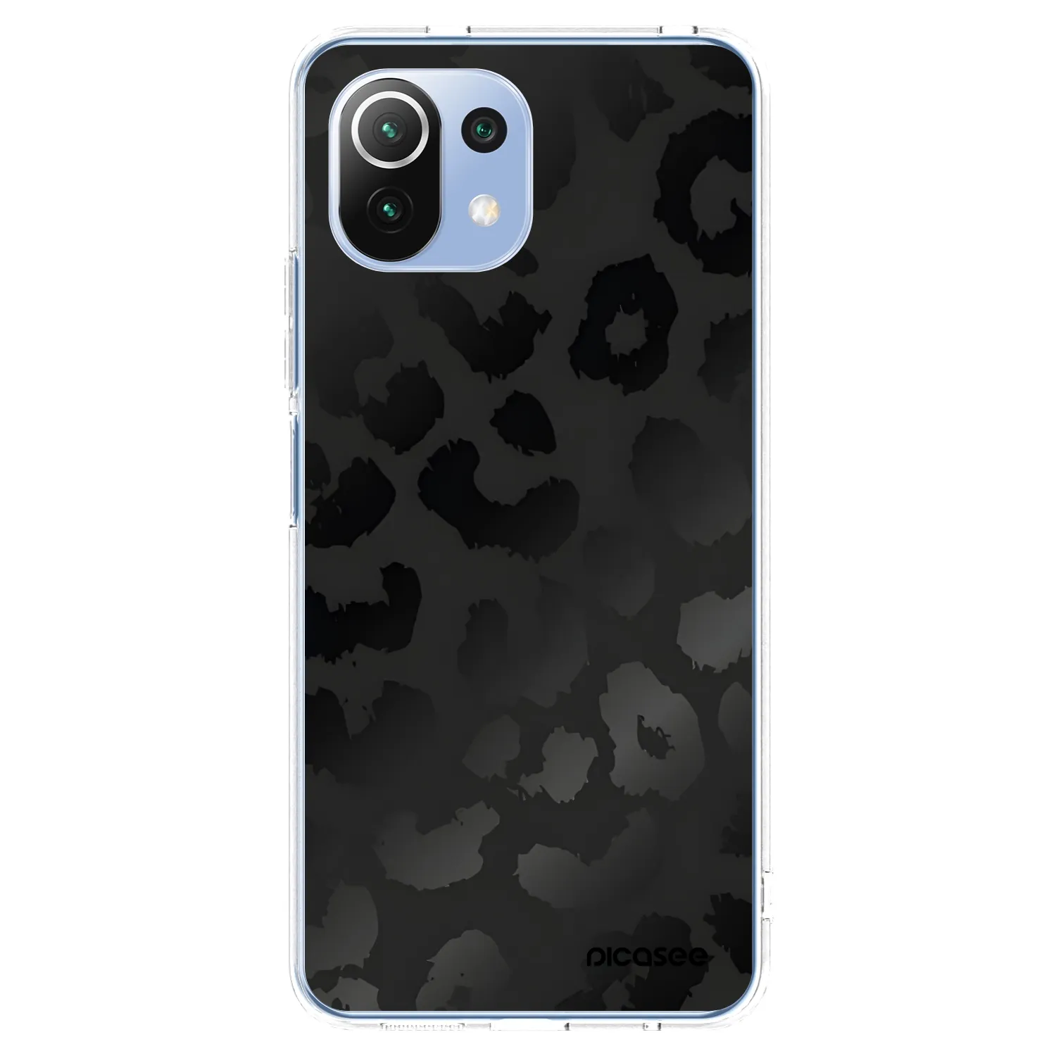 Picasee διαφανής θήκη σιλικόνης Xiaomi 11 Lite 5G NE - Midnight Leopard