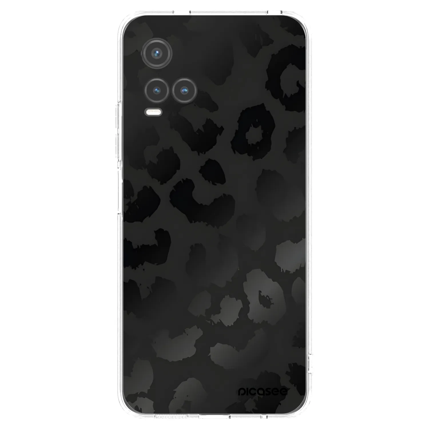 Picasee διαφανής θήκη σιλικόνης Vivo Y33s - Midnight Leopard