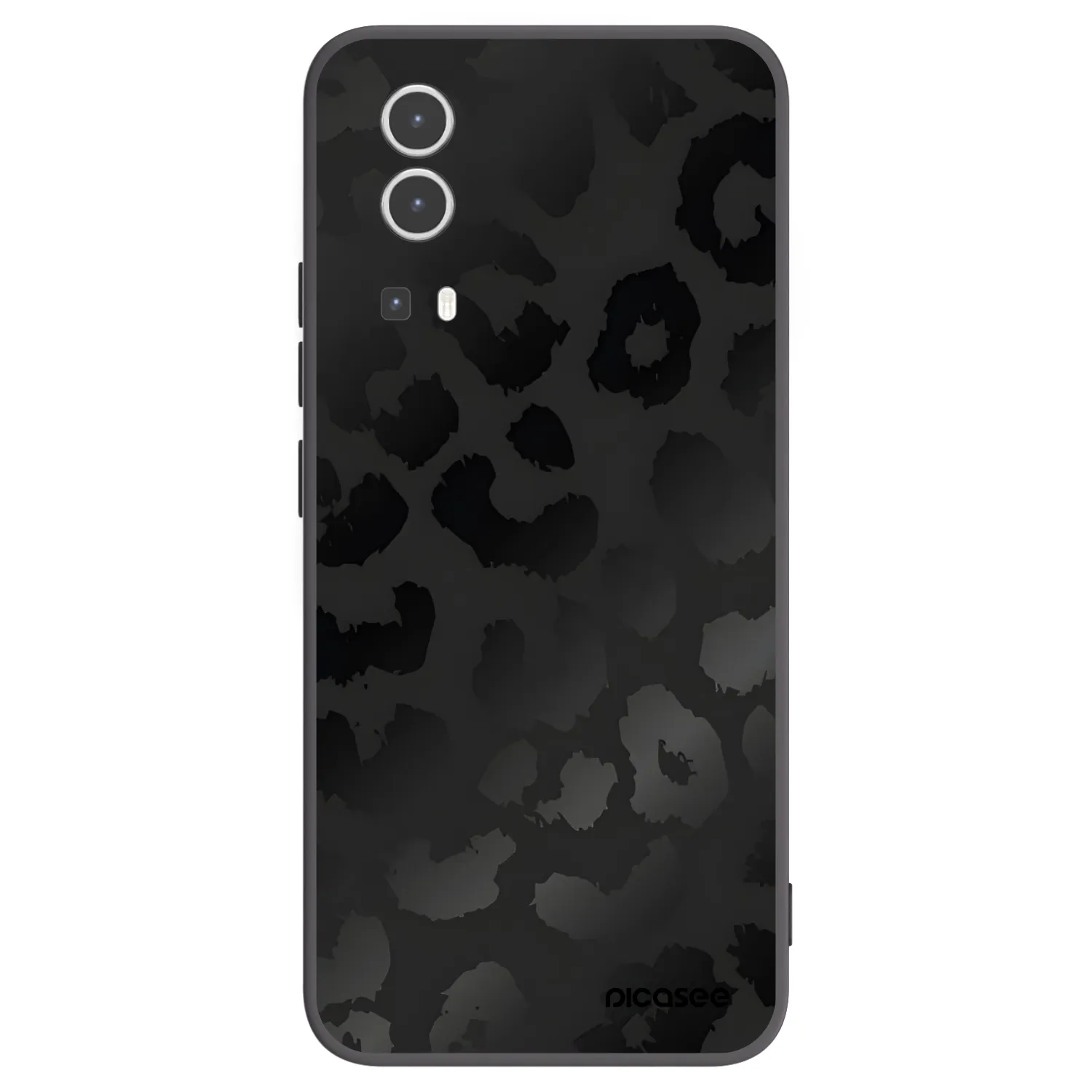 Picasee Μαύρη θήκη σιλικόνης για Vivo Y72 5G - Midnight Leopard