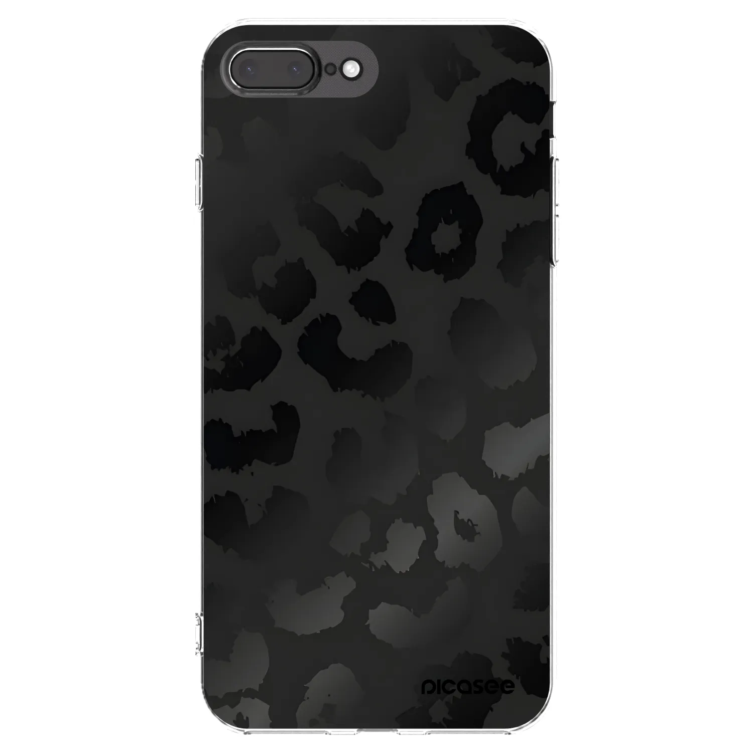 Picasee διαφανής θήκη σιλικόνης Apple iPhone 7 Plus - Midnight Leopard