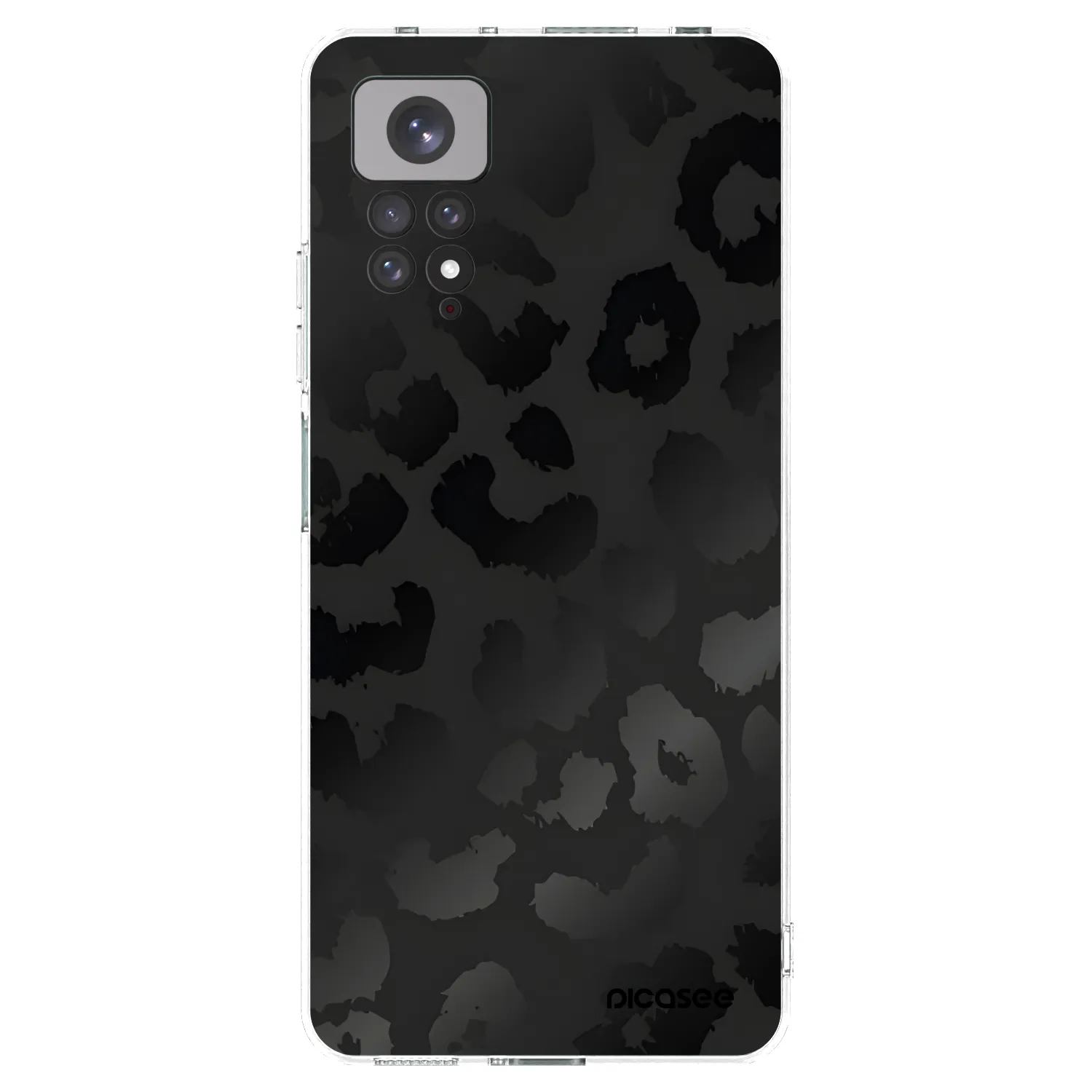Picasee διαφανής θήκη σιλικόνης Xiaomi Redmi Note 11 - Midnight Leopard