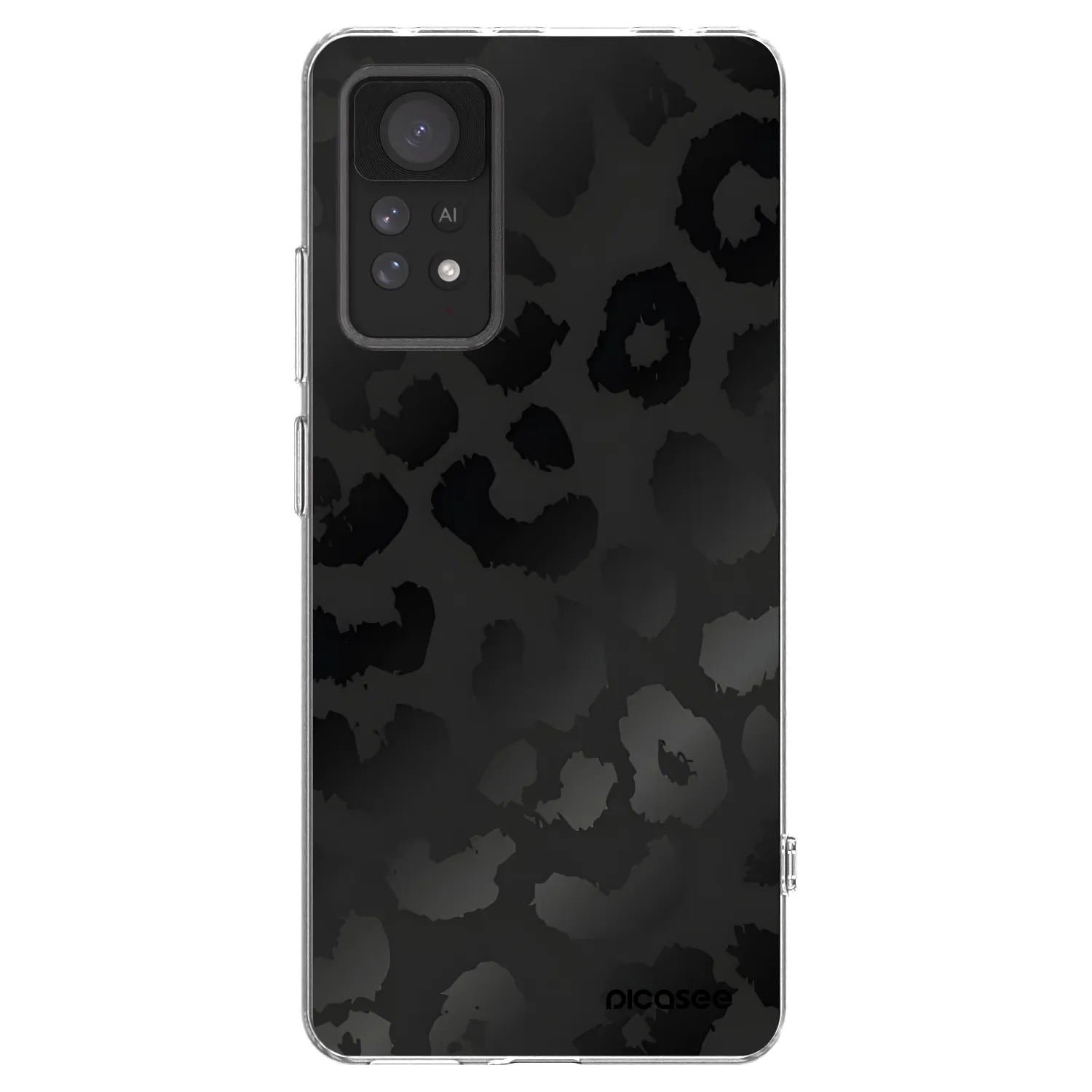 Picasee διαφανής θήκη σιλικόνης Xiaomi Redmi Note 11 Pro 5G - Midnight Leopard