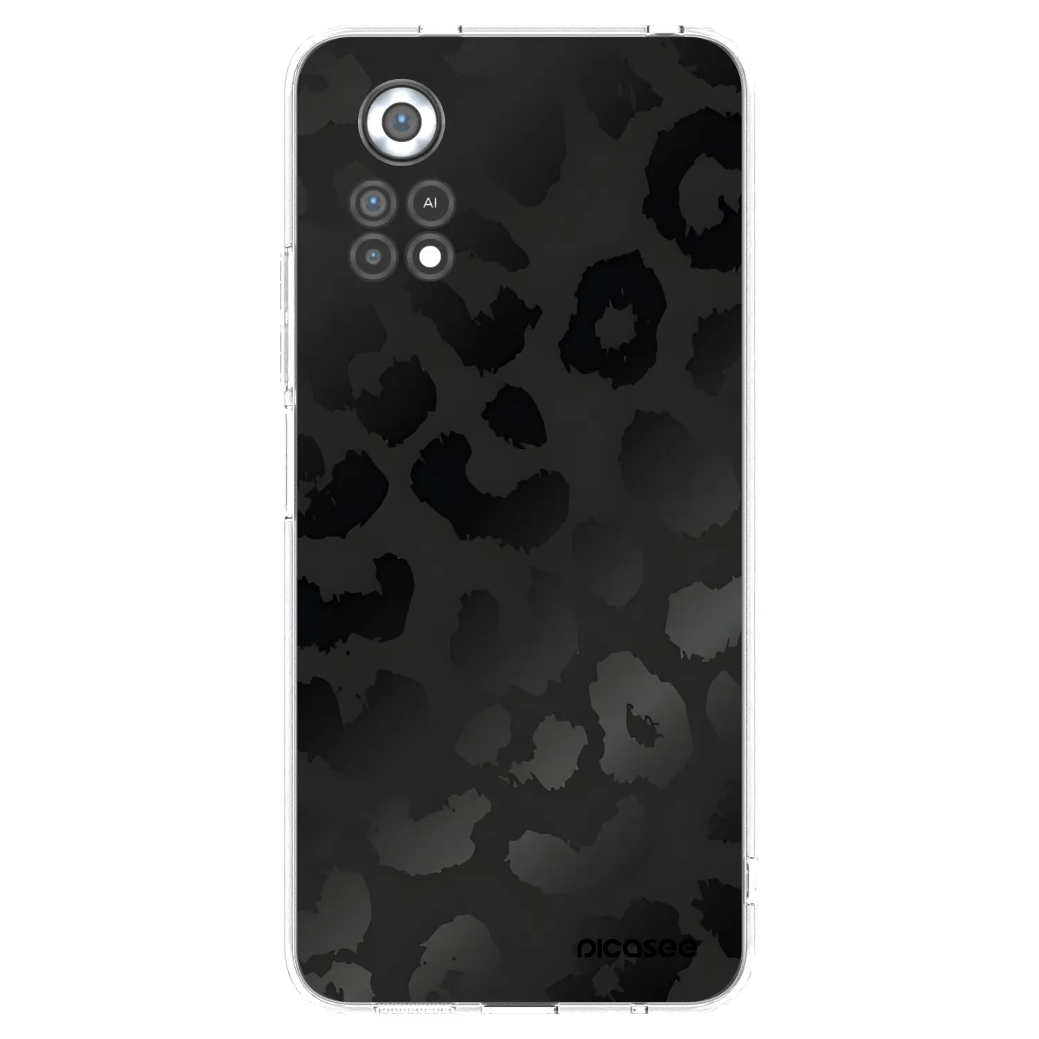 Picasee διαφανής θήκη σιλικόνης Xiaomi Poco X4 Pro 5G - Midnight Leopard