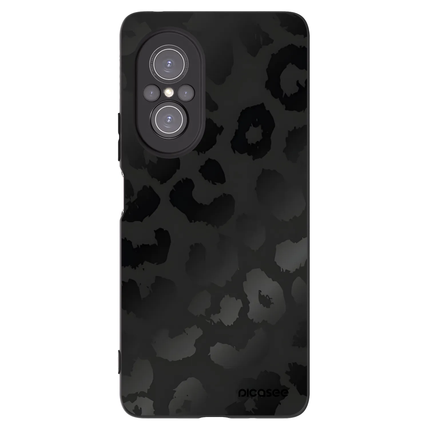 Picasee Μαύρη θήκη σιλικόνης για Huawei Nova 9 SE - Midnight Leopard
