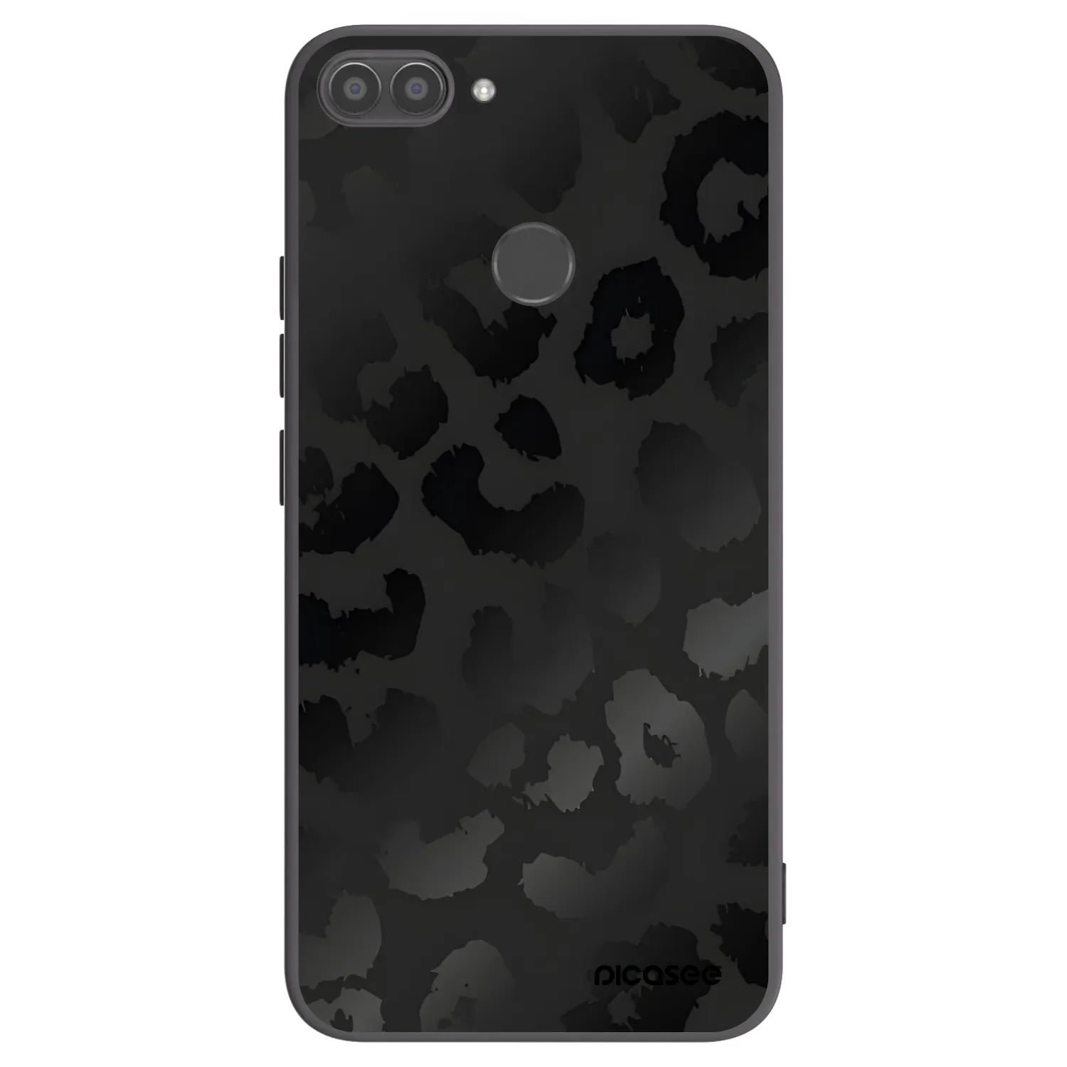 Picasee Μαύρη θήκη σιλικόνης για Huawei P Smart - Midnight Leopard