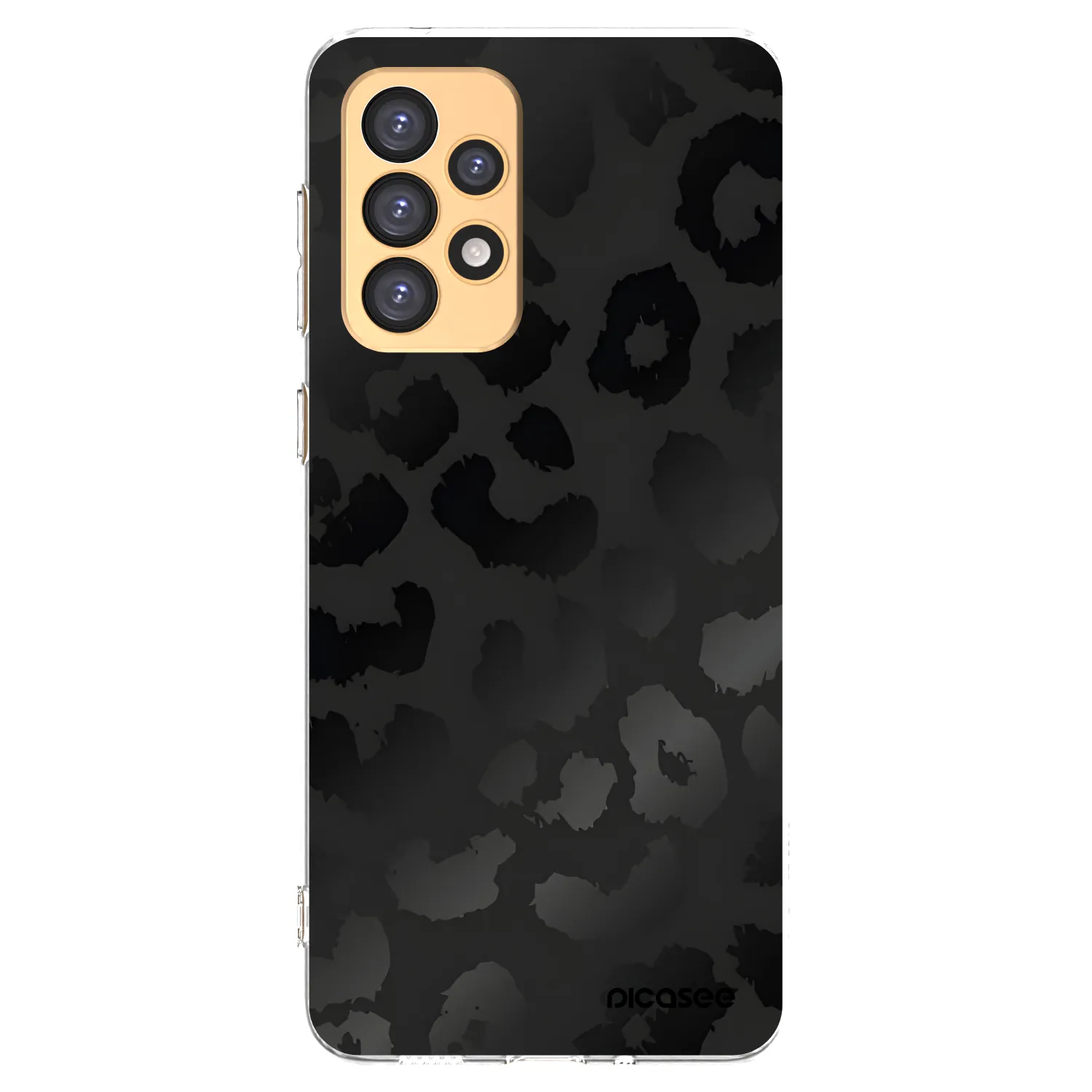 Picasee διαφανής θήκη σιλικόνης Samsung Galaxy A33 5G A336 - Midnight Leopard