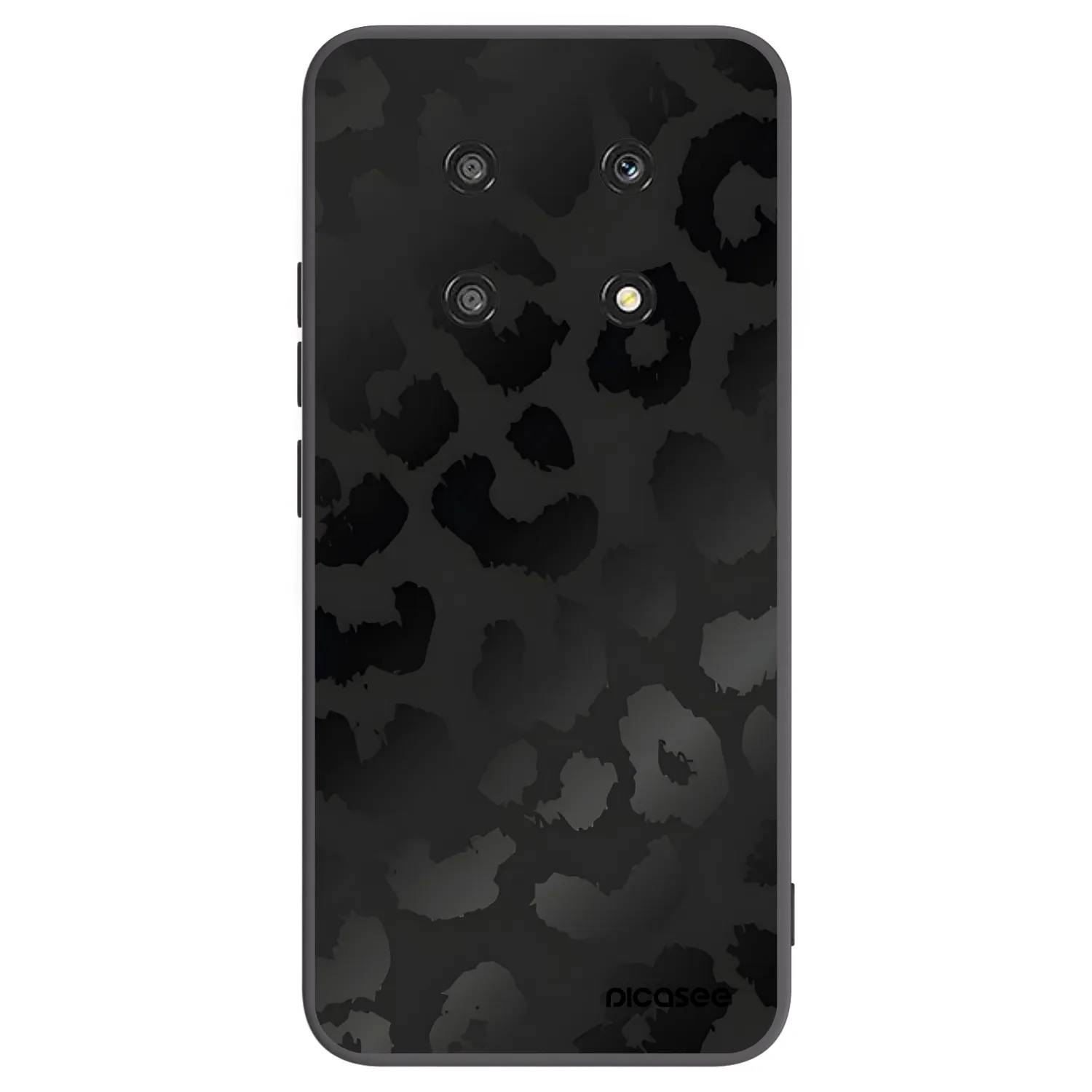 Picasee Μαύρη θήκη σιλικόνης για Honor Magic4 Lite 5G - Midnight Leopard