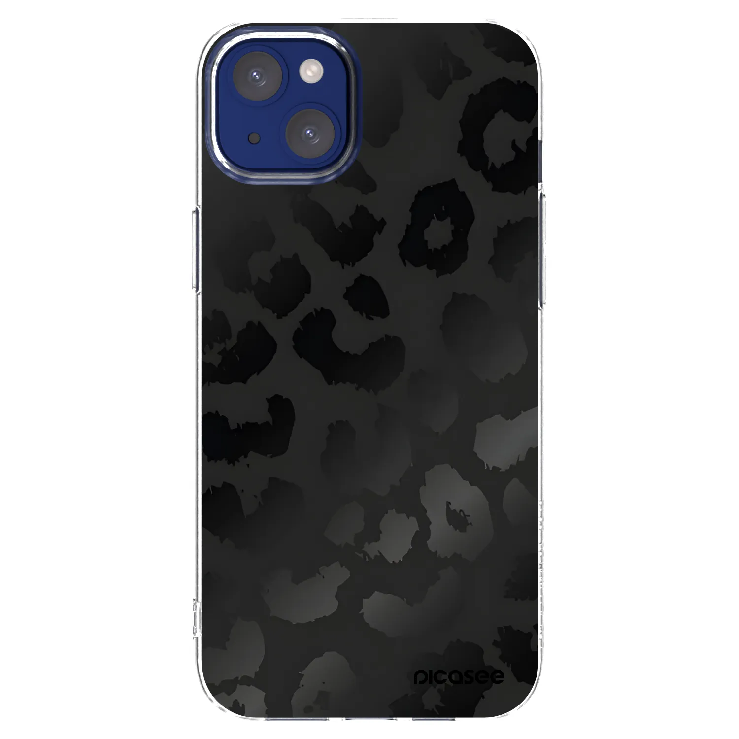 Picasee διαφανής θήκη σιλικόνης Apple iPhone 14 Plus - Midnight Leopard