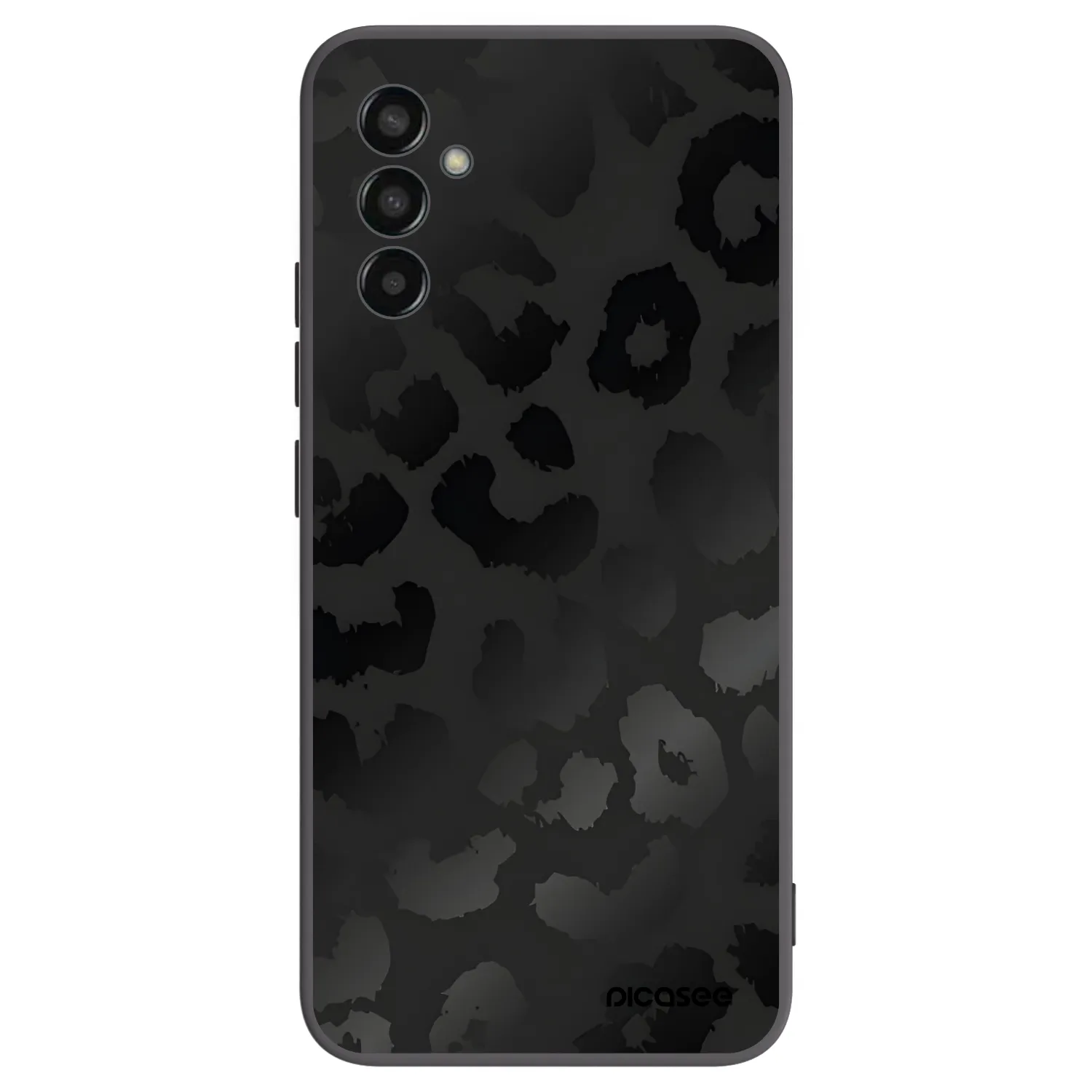 Picasee Μαύρη θήκη σιλικόνης για Samsung Galaxy M13 M135F - Midnight Leopard