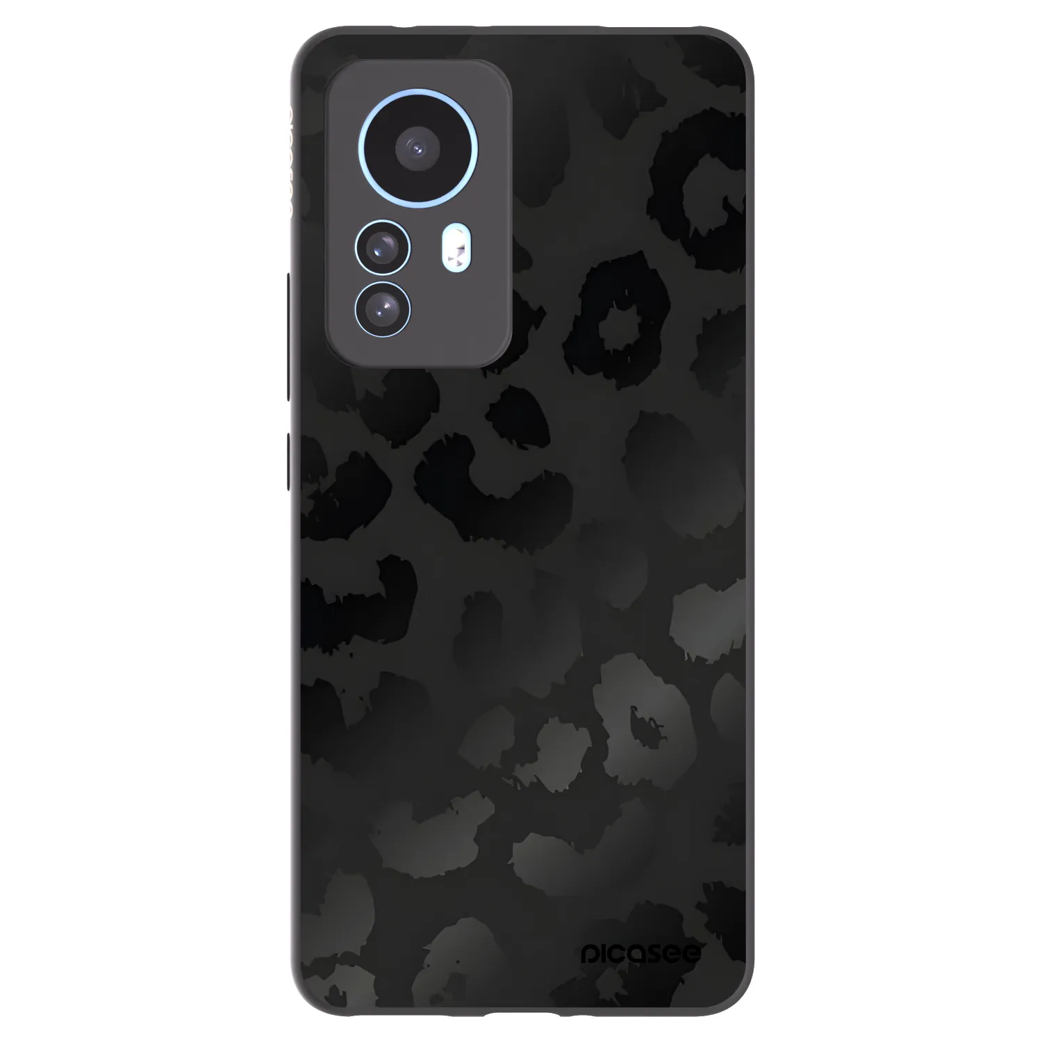 Picasee Μαύρη θήκη σιλικόνης για Xiaomi 12T Pro - Midnight Leopard