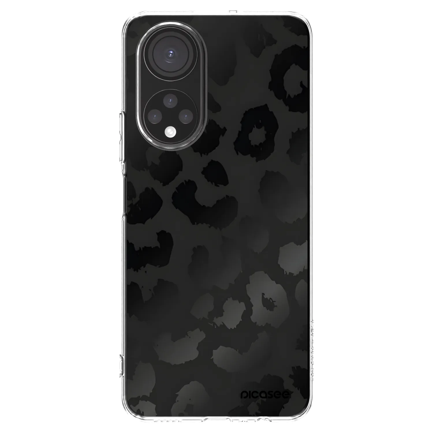 Picasee διαφανής θήκη σιλικόνης Honor X7 - Midnight Leopard