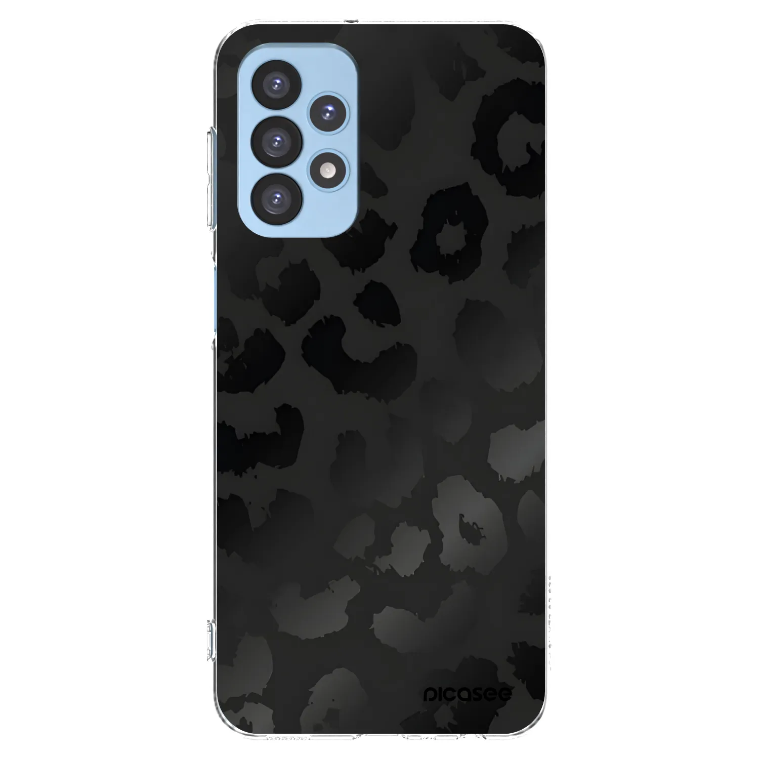 Picasee διαφανής θήκη σιλικόνης Samsung Galaxy A23 A235F 4G - Midnight Leopard