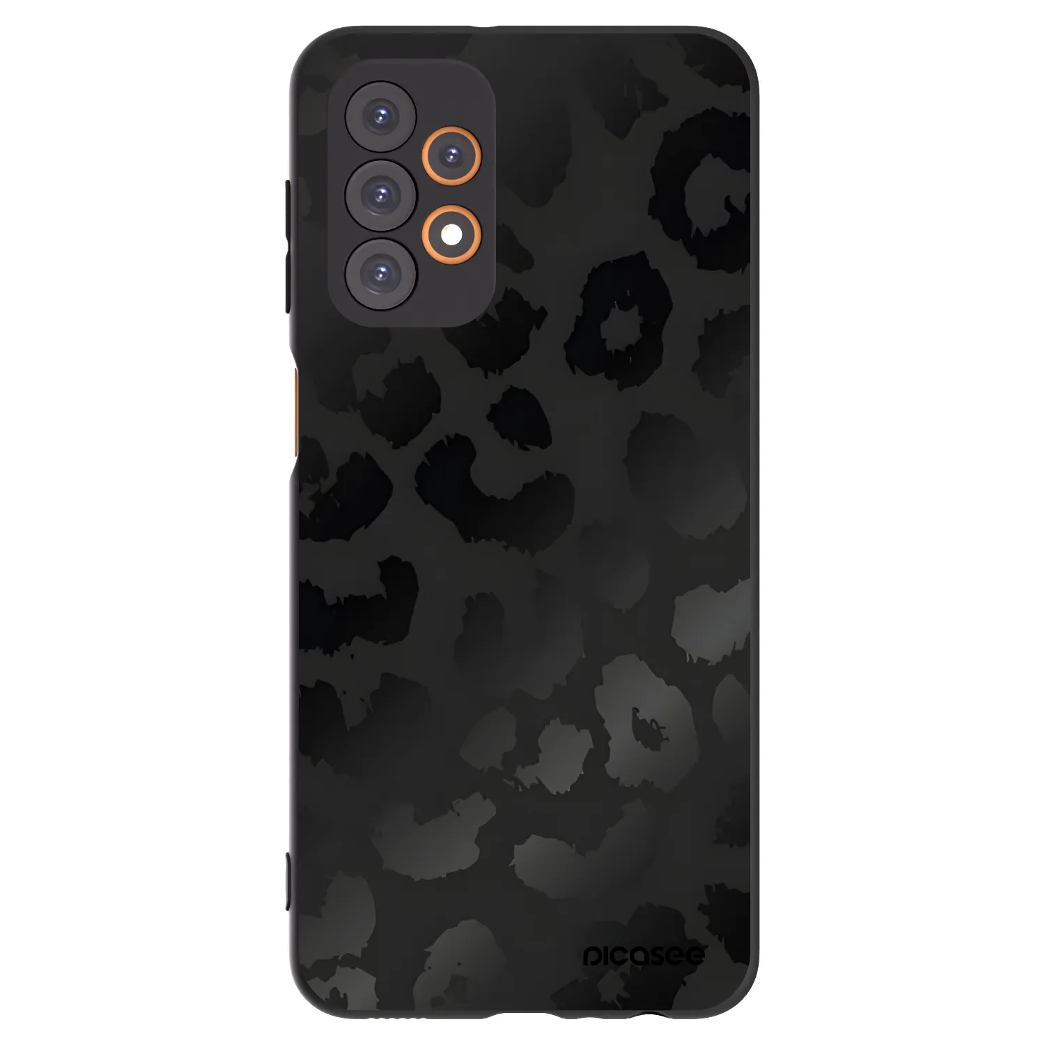 Picasee Μαύρη θήκη σιλικόνης για Samsung Galaxy A23 A236B 5G - Midnight Leopard
