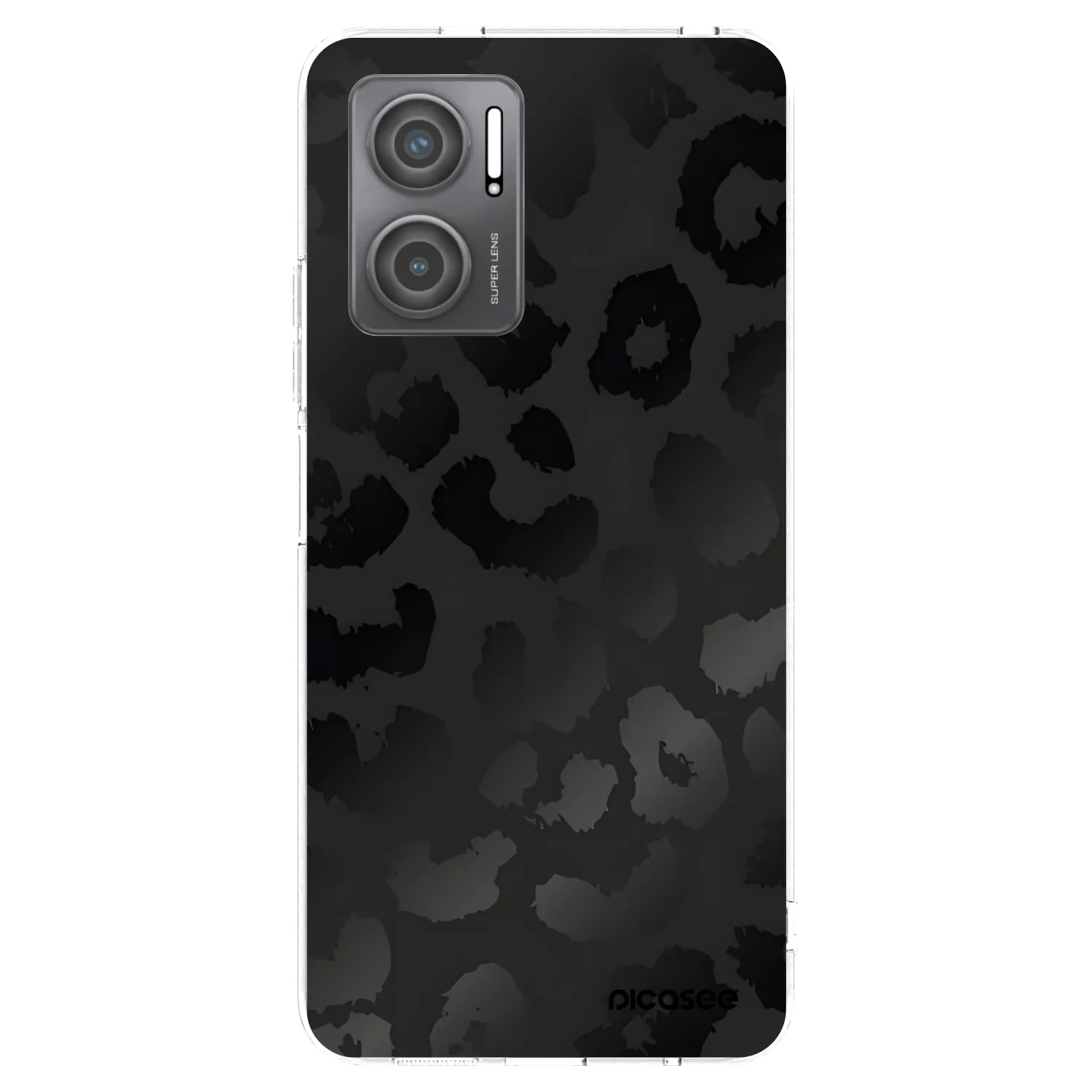 Picasee διαφανής θήκη σιλικόνης Xiaomi Redmi 10 5G - Midnight Leopard