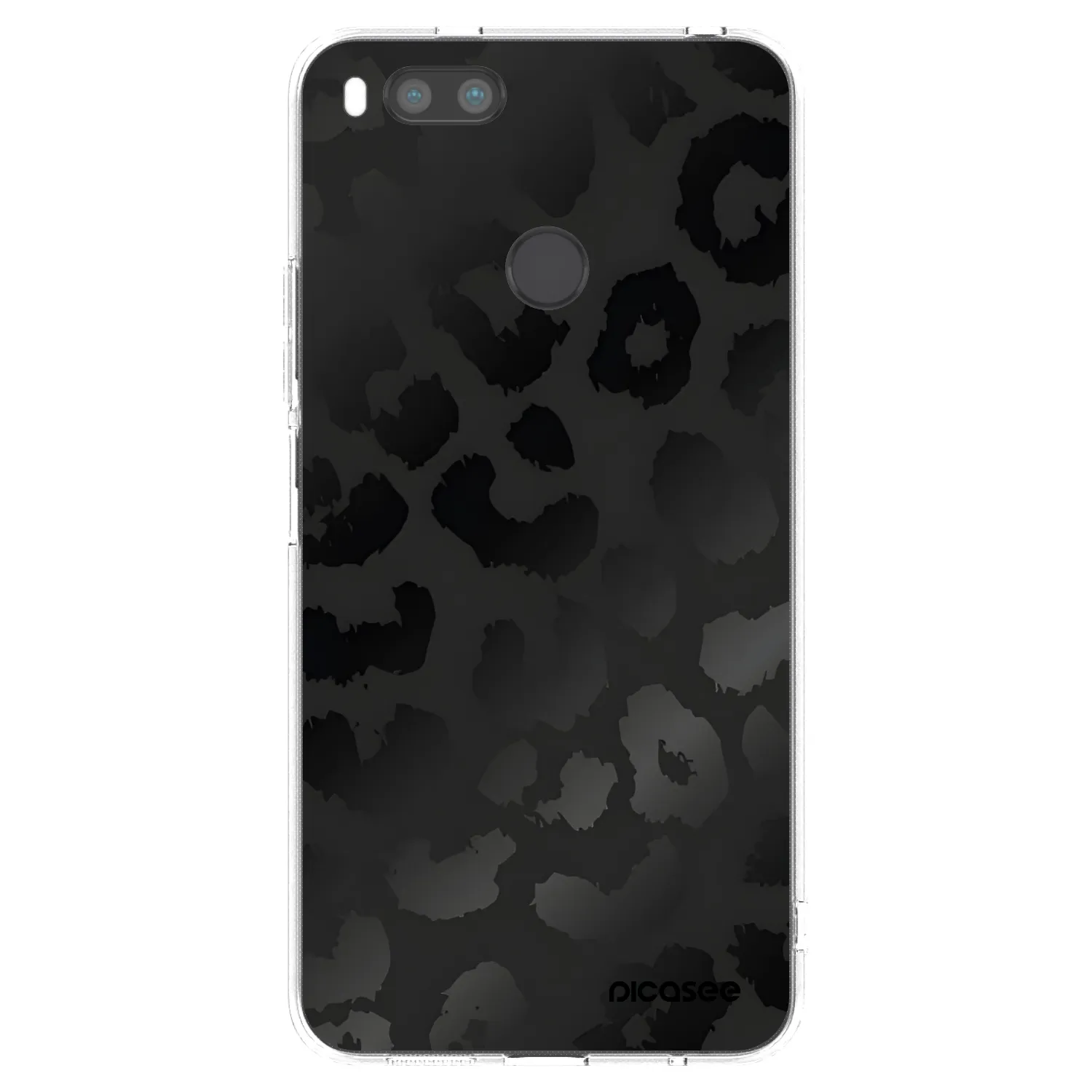 Picasee διαφανής θήκη σιλικόνης Xiaomi Redmi A1 - Midnight Leopard