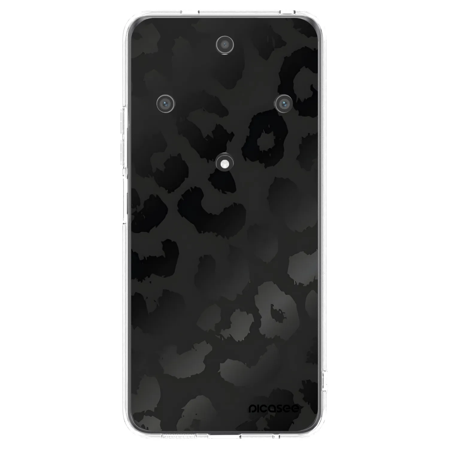 Picasee διαφανής θήκη σιλικόνης Honor Magic5 Lite 5G - Midnight Leopard