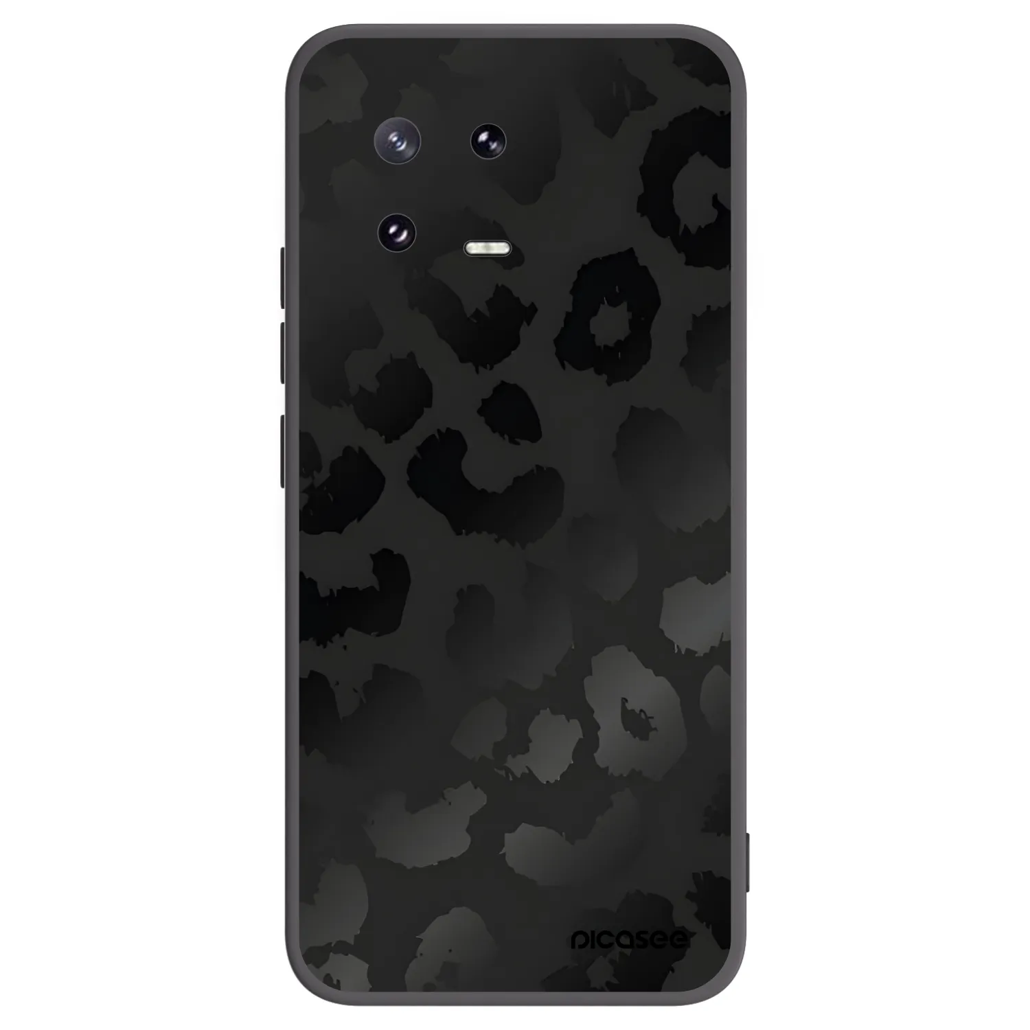 Picasee Μαύρη θήκη σιλικόνης για Xiaomi 13 Pro - Midnight Leopard