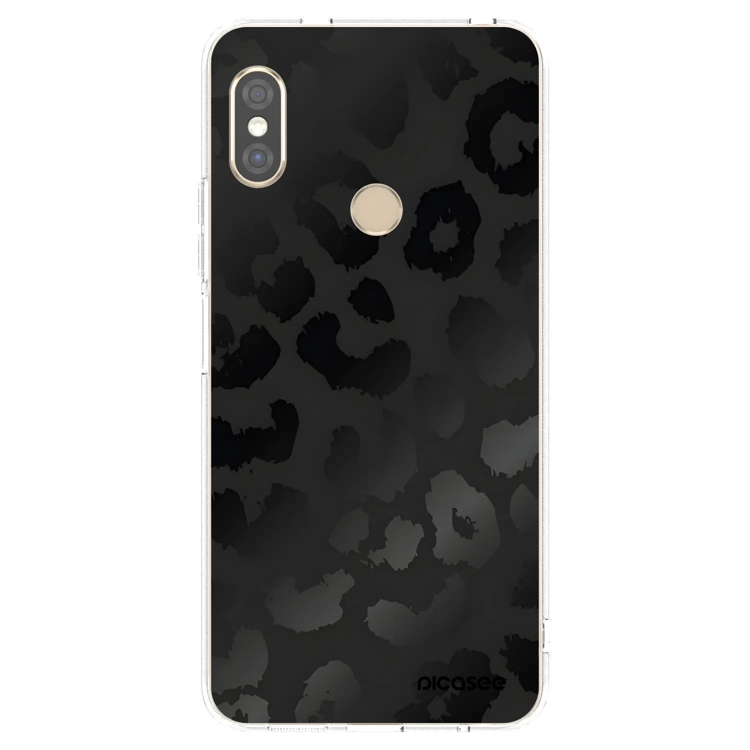 Picasee διαφανής θήκη σιλικόνης Xiaomi Redmi Note 5 Global - Midnight Leopard
