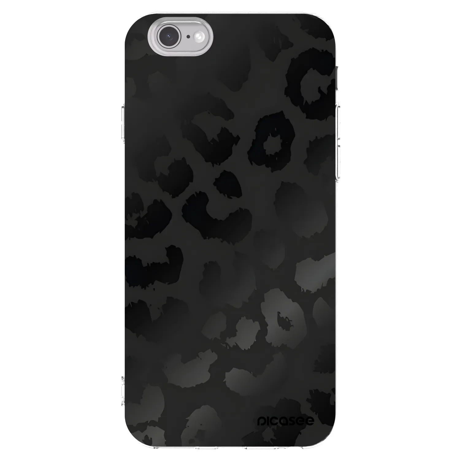 Picasee διαφανής θήκη σιλικόνης Apple iPhone 6/6S - Midnight Leopard