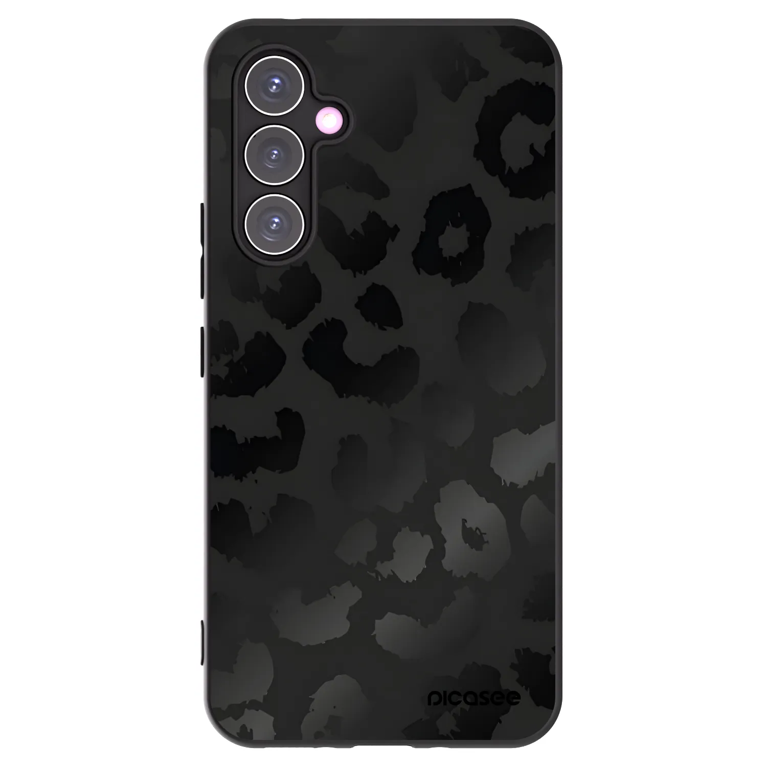 Picasee Μαύρη θήκη σιλικόνης για Samsung Galaxy A54 5G A546B - Midnight Leopard
