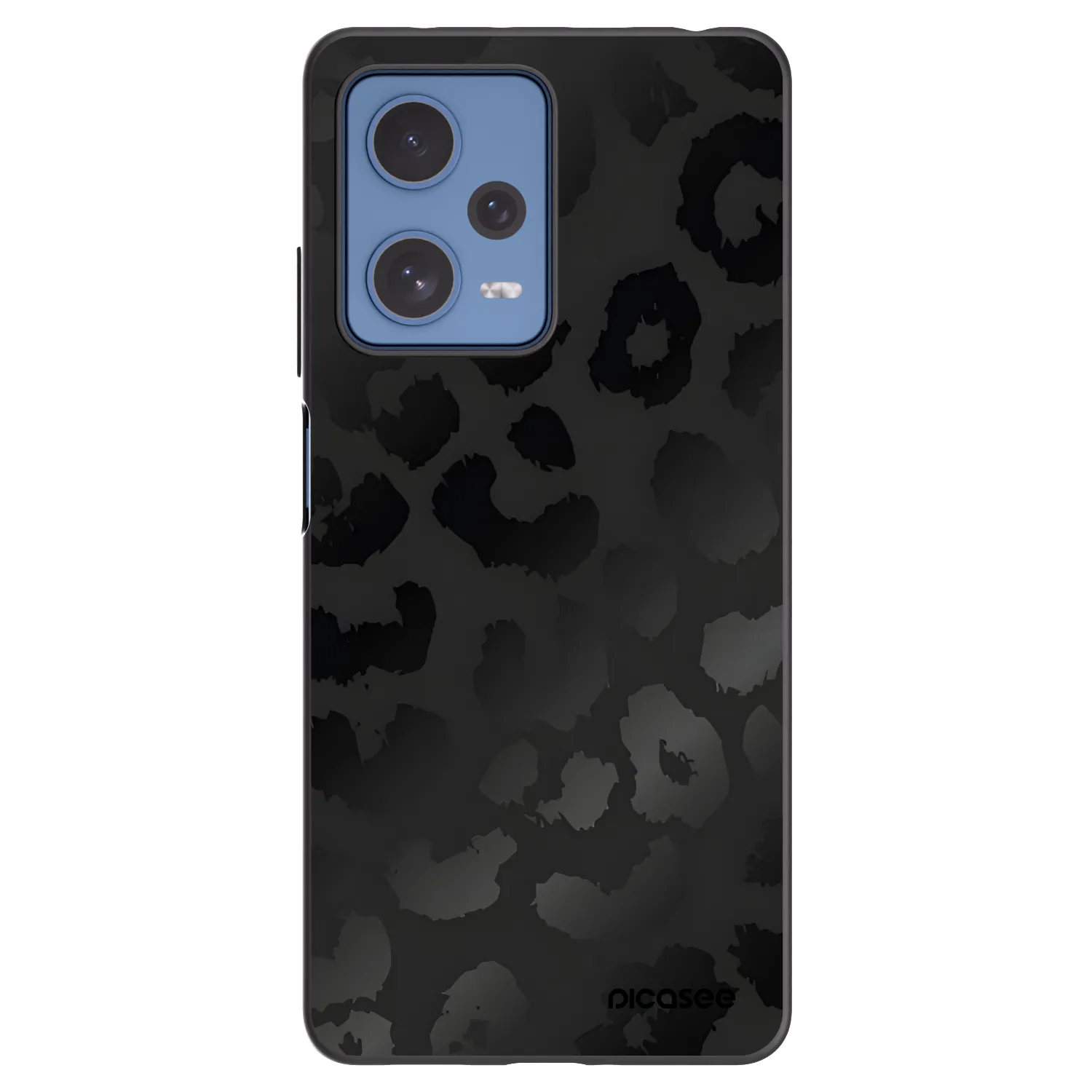 Picasee Μαύρη θήκη σιλικόνης για Xiaomi Redmi Note 12 Pro 5G - Midnight Leopard