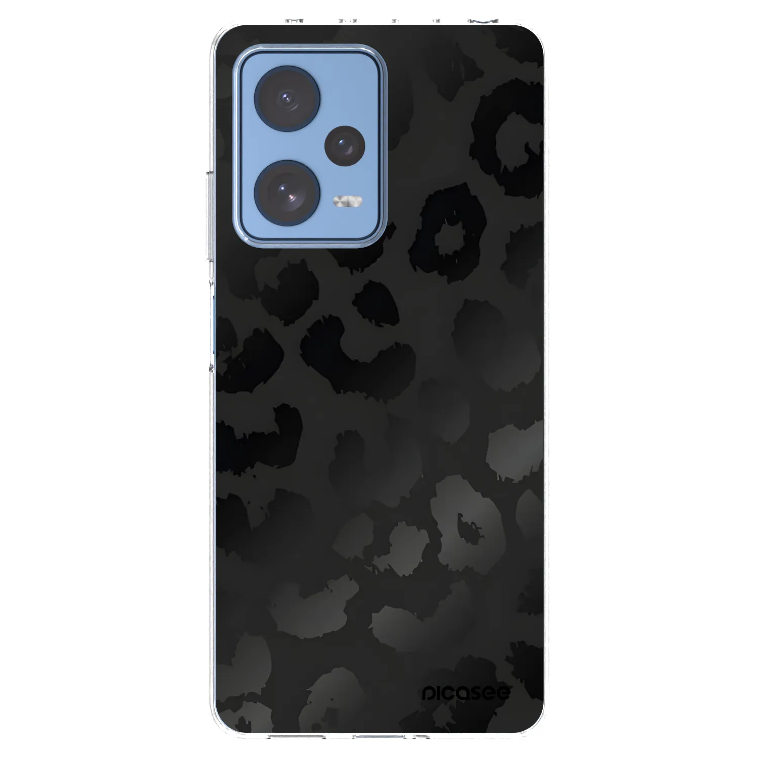 Picasee διαφανής θήκη σιλικόνης Xiaomi Redmi Note 12 Pro 5G - Midnight Leopard