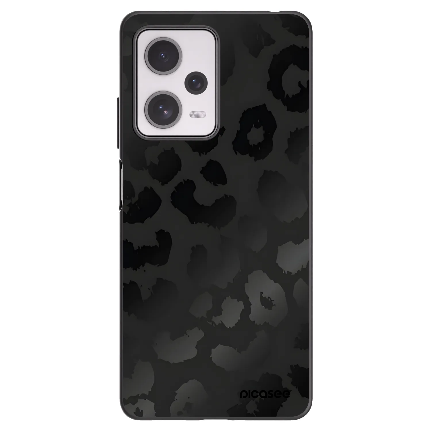 Picasee Μαύρη θήκη σιλικόνης για Xiaomi Redmi Note 12 Pro+ 5G - Midnight Leopard