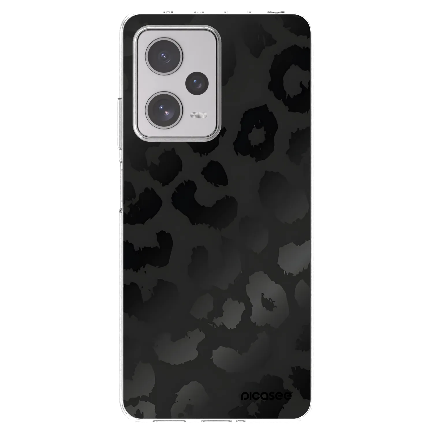 Picasee διαφανής θήκη σιλικόνης Xiaomi Redmi Note 12 Pro+ 5G - Midnight Leopard