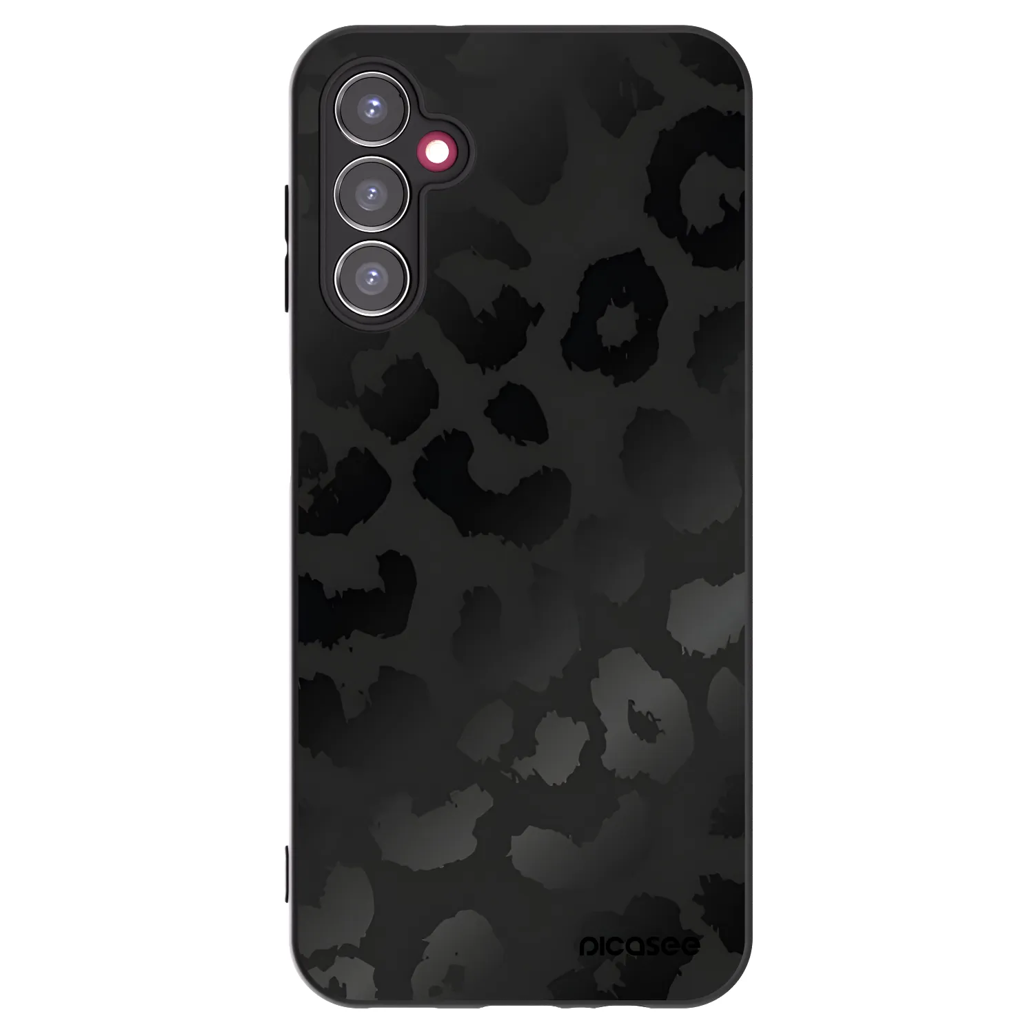 Picasee Μαύρη θήκη σιλικόνης για Samsung Galaxy A14 5G A146P - Midnight Leopard