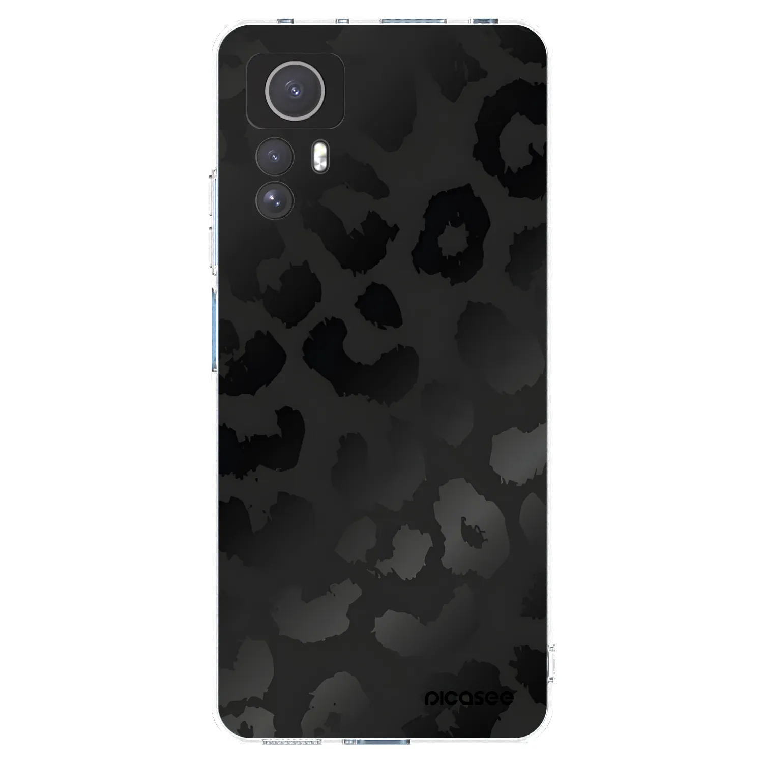 Picasee διαφανής θήκη σιλικόνης Xiaomi Redmi Note 12S - Midnight Leopard