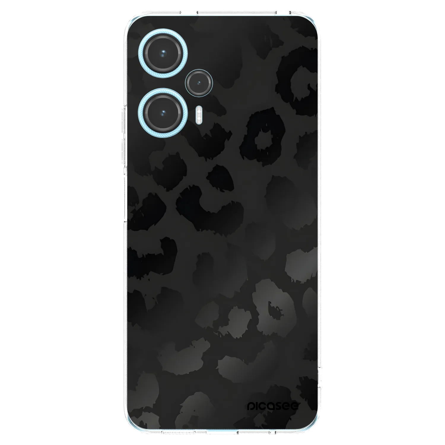 Picasee διαφανής θήκη σιλικόνης Xiaomi Poco F5 - Midnight Leopard