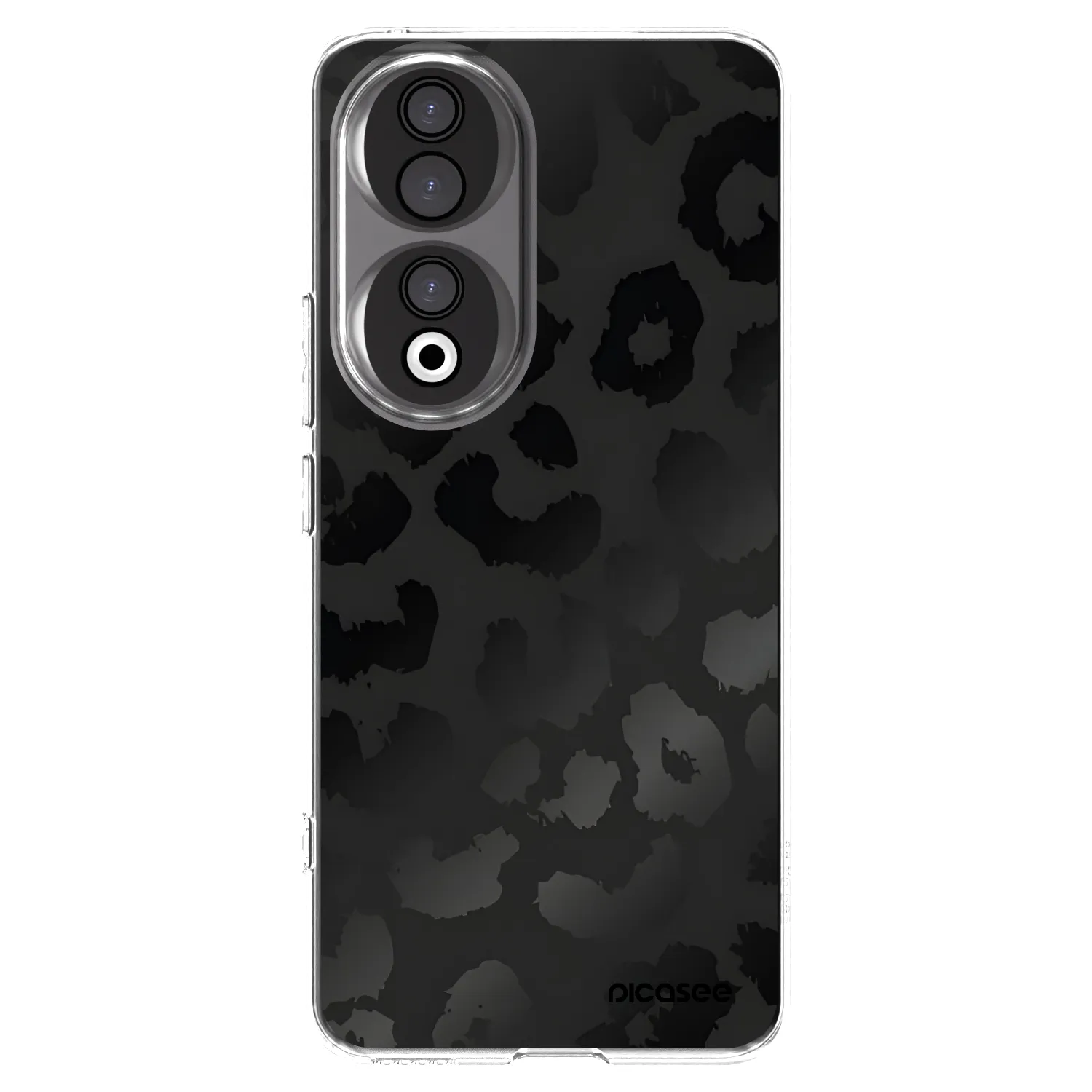 Picasee διαφανής θήκη σιλικόνης Honor 90 5G - Midnight Leopard