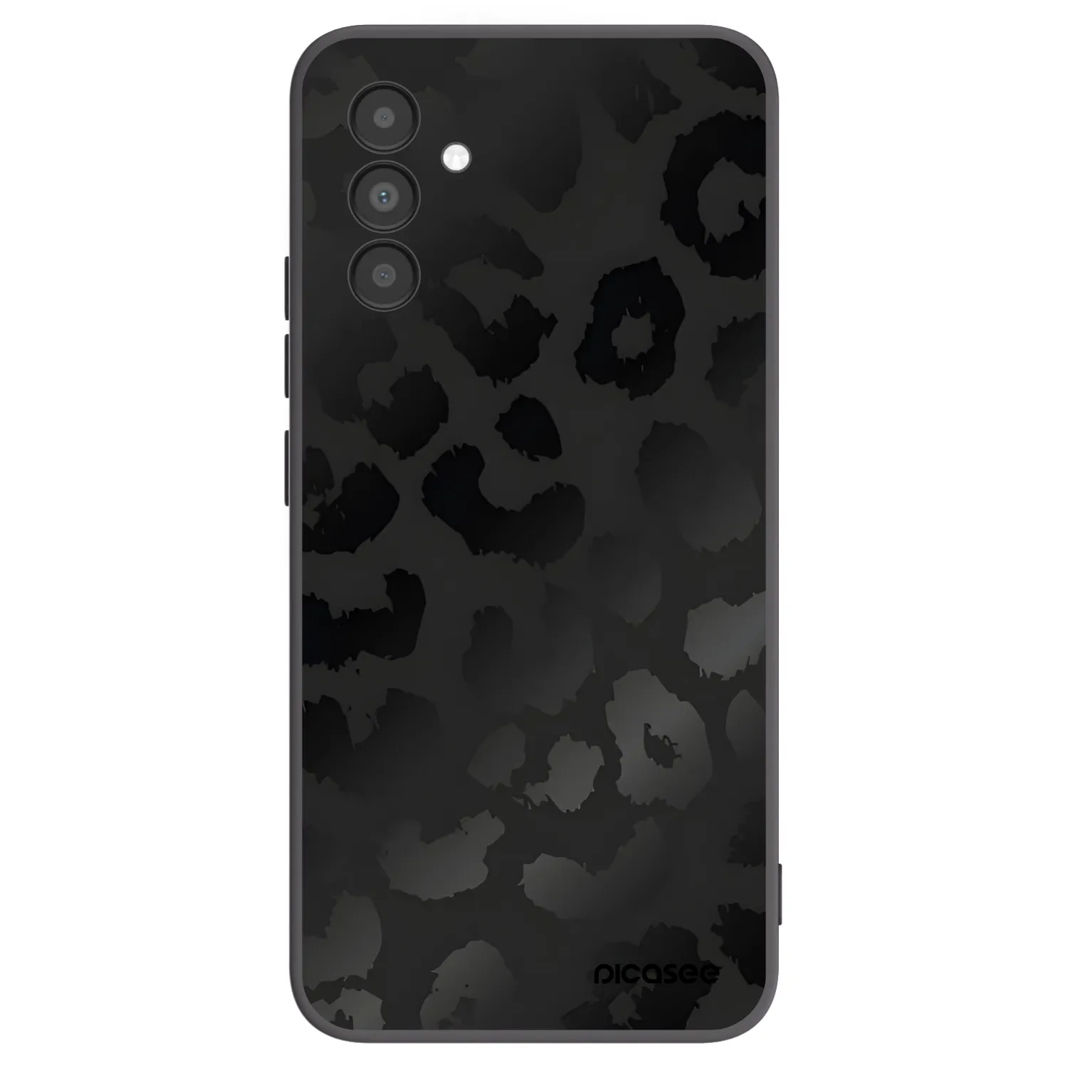 Picasee Μαύρη θήκη σιλικόνης για Samsung Galaxy A04s A047F - Midnight Leopard