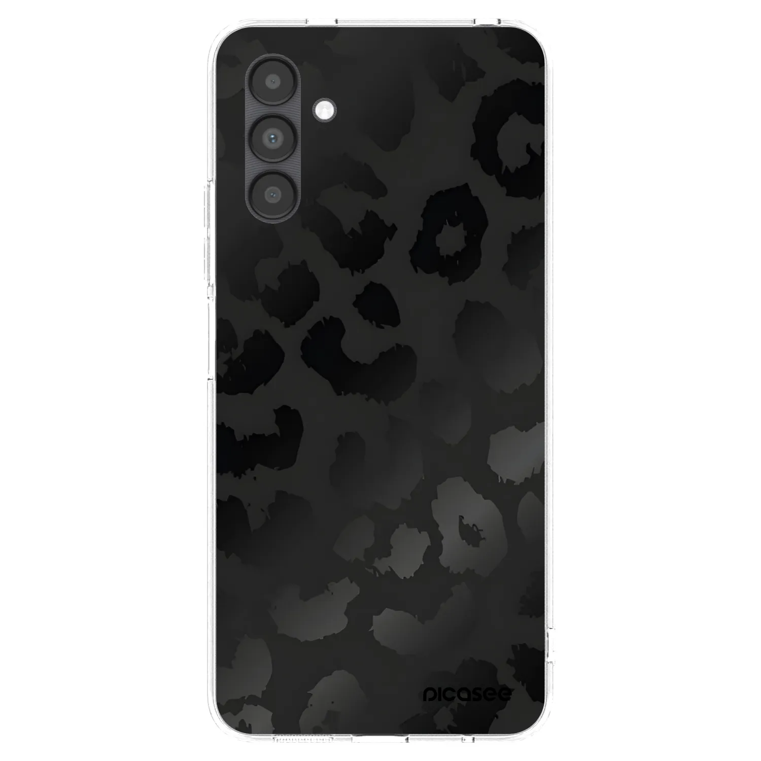 Picasee διαφανής θήκη σιλικόνης Samsung Galaxy A04s A047F - Midnight Leopard