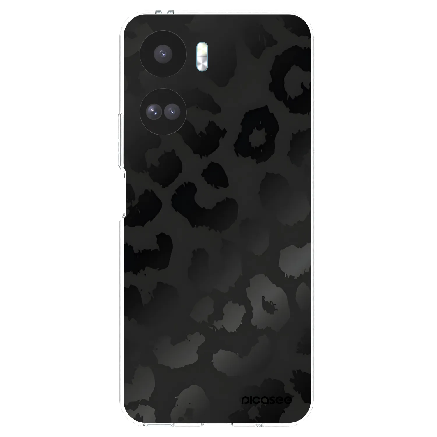 Picasee διαφανής θήκη σιλικόνης Honor 90 Lite 5G - Midnight Leopard